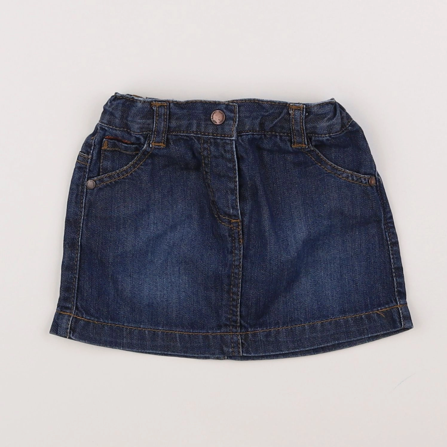 Vertbaudet - jupe bleu - 2 ans