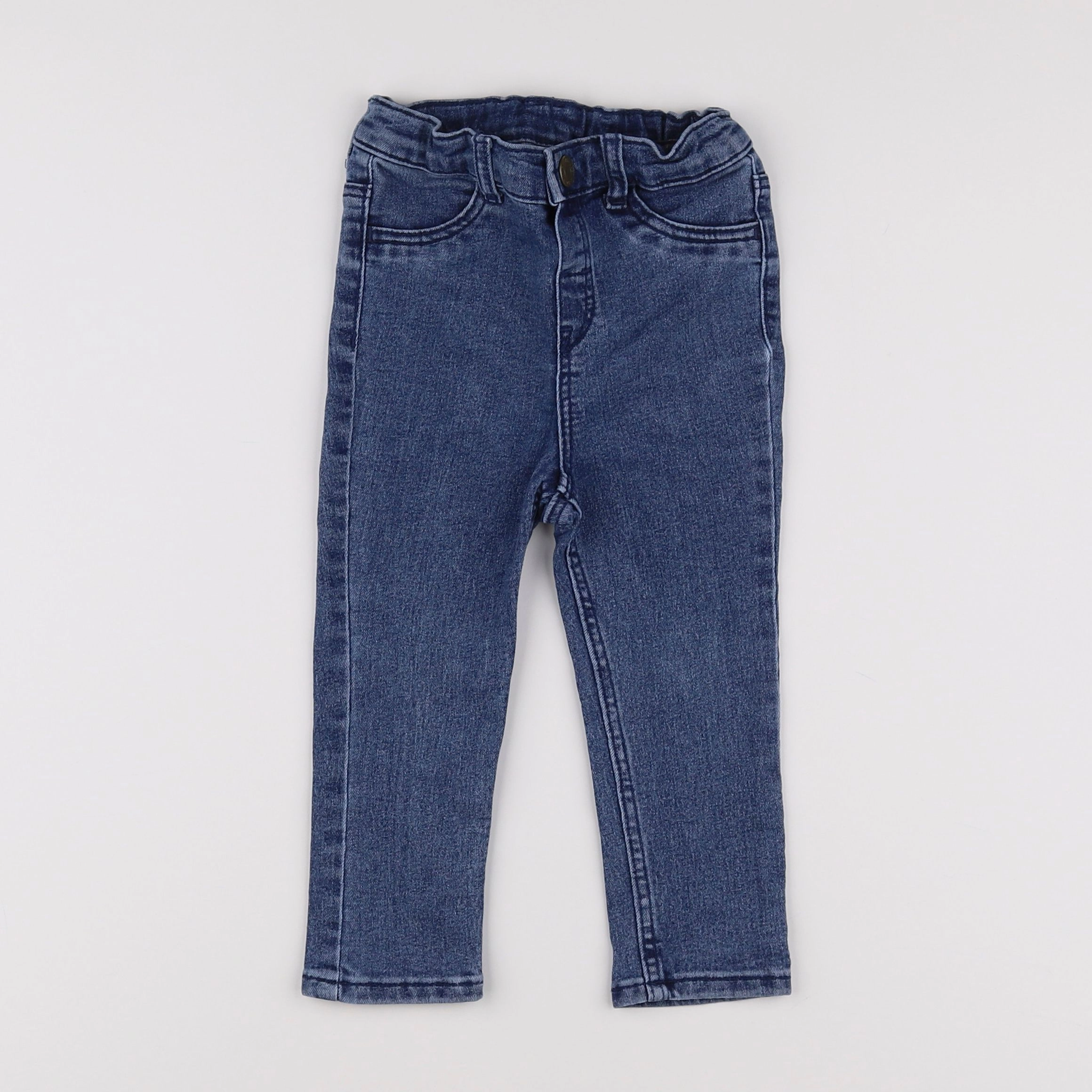 H&M - jean bleu - 12/18 mois