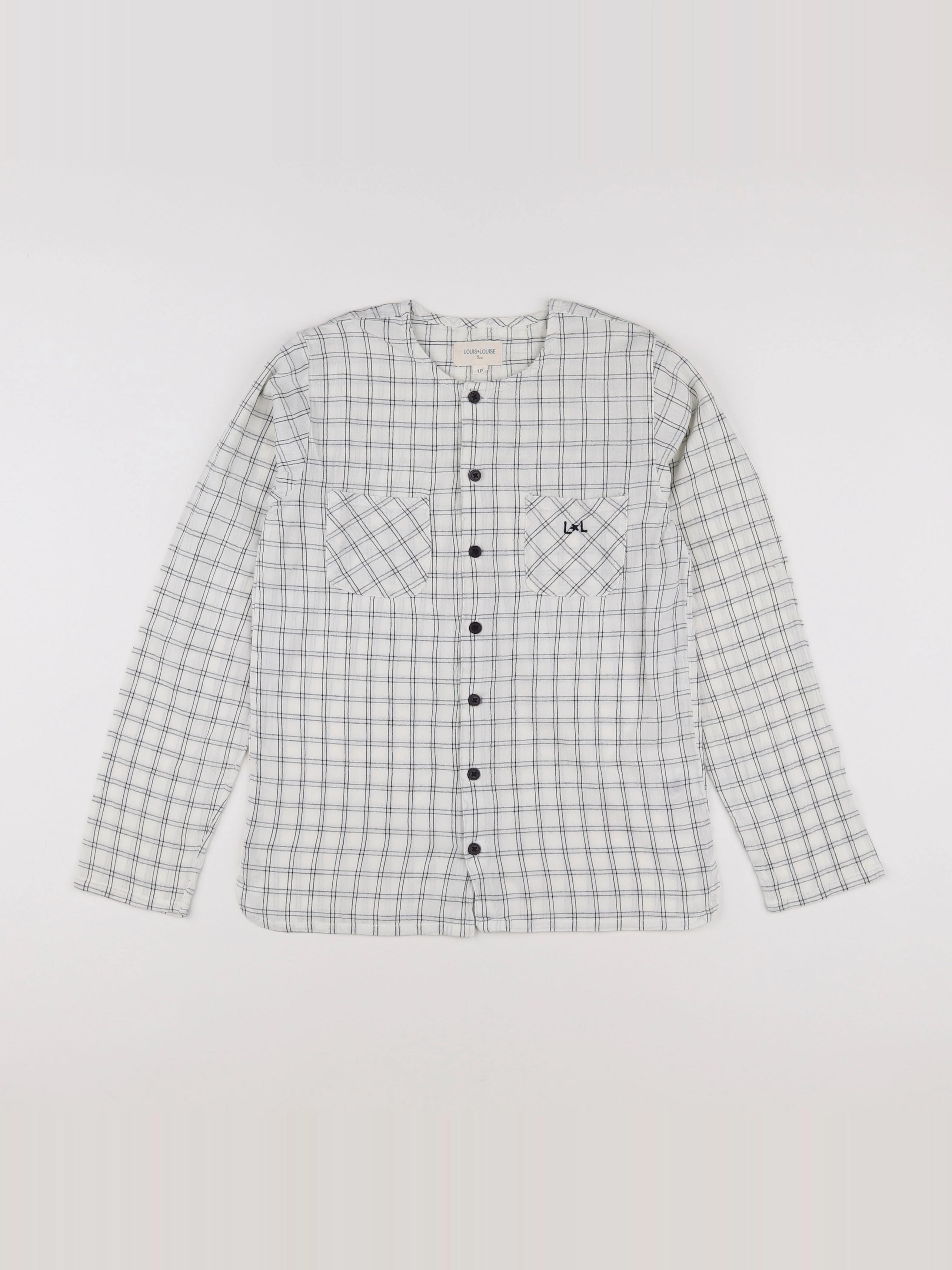 Louis Louise - chemise beige - 10 ans