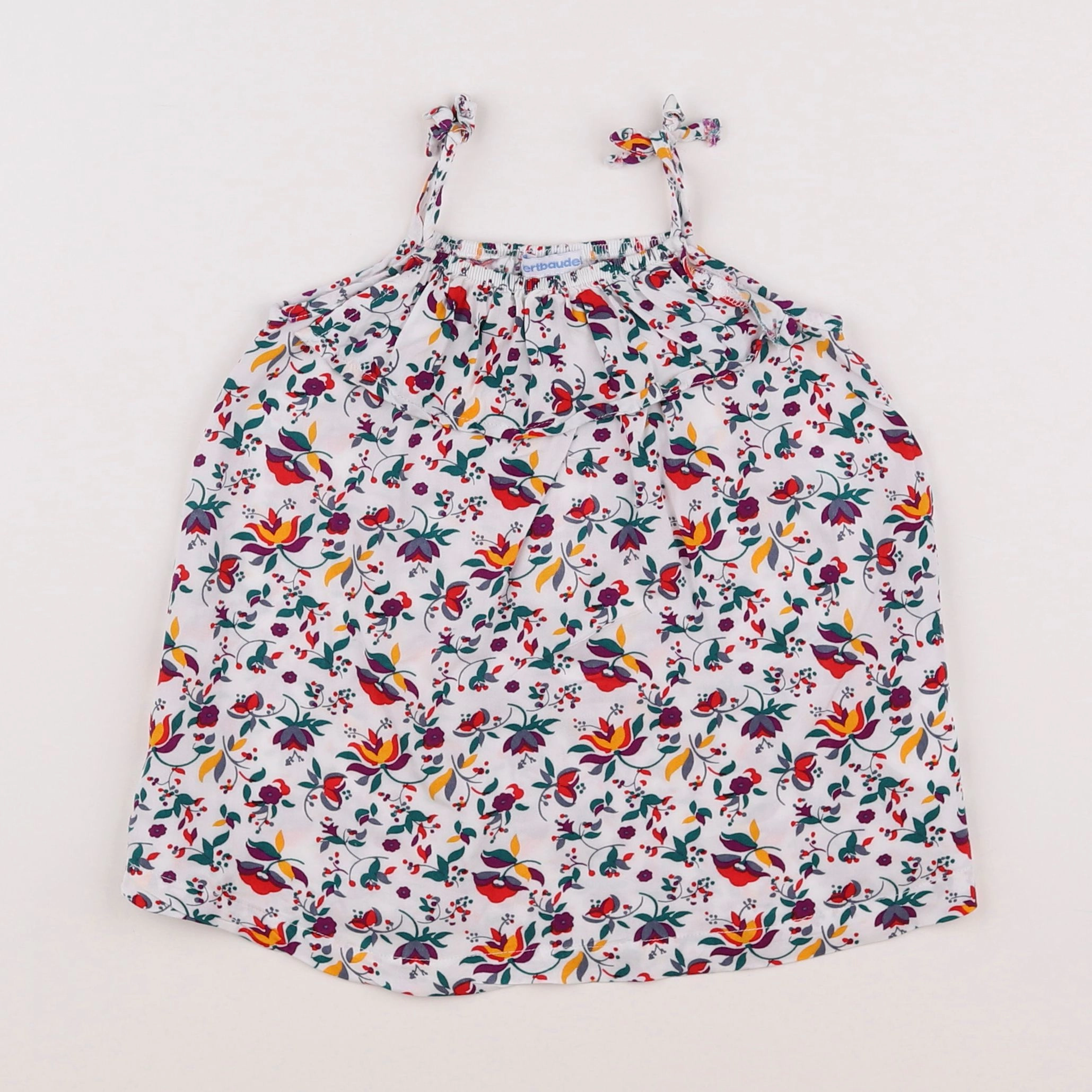Vertbaudet - robe multicolore - 12 mois