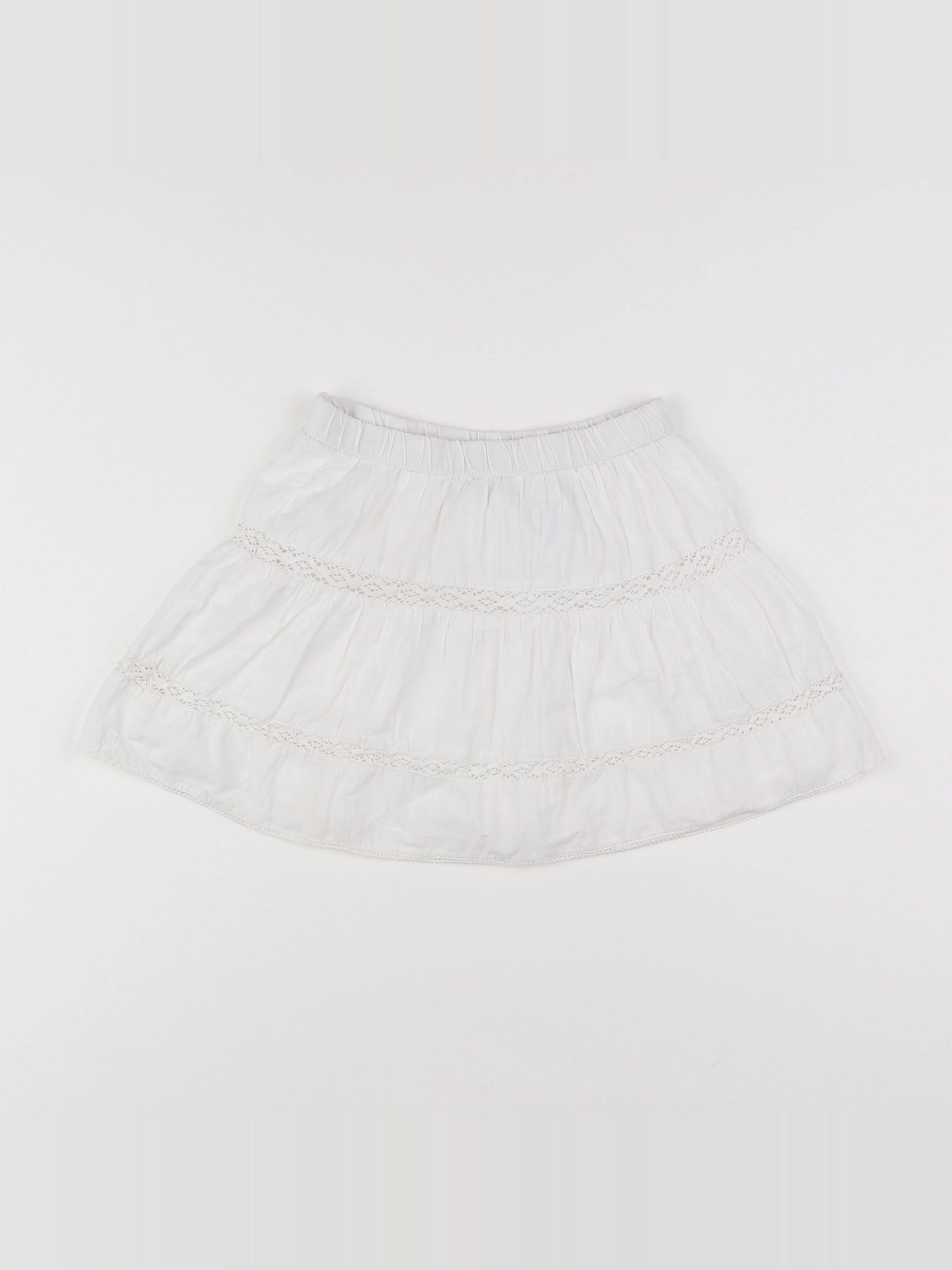 H&M - jupe blanc - 6 ans