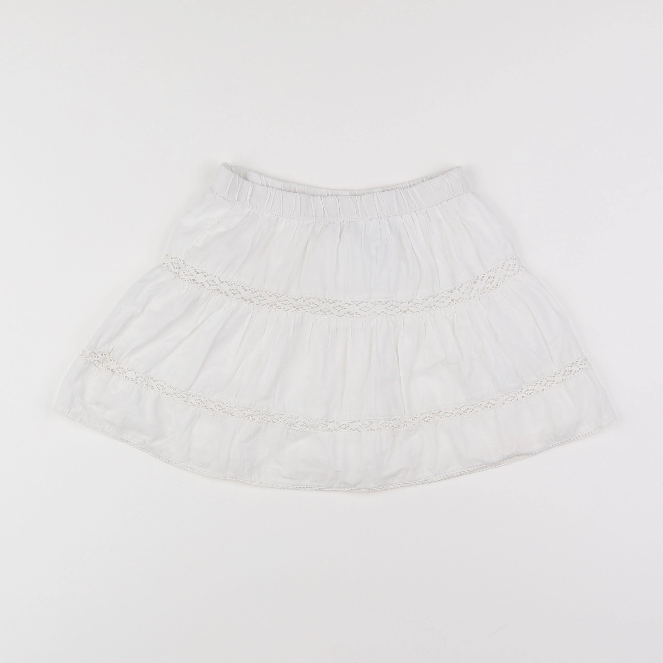 H&M - jupe blanc - 6 ans