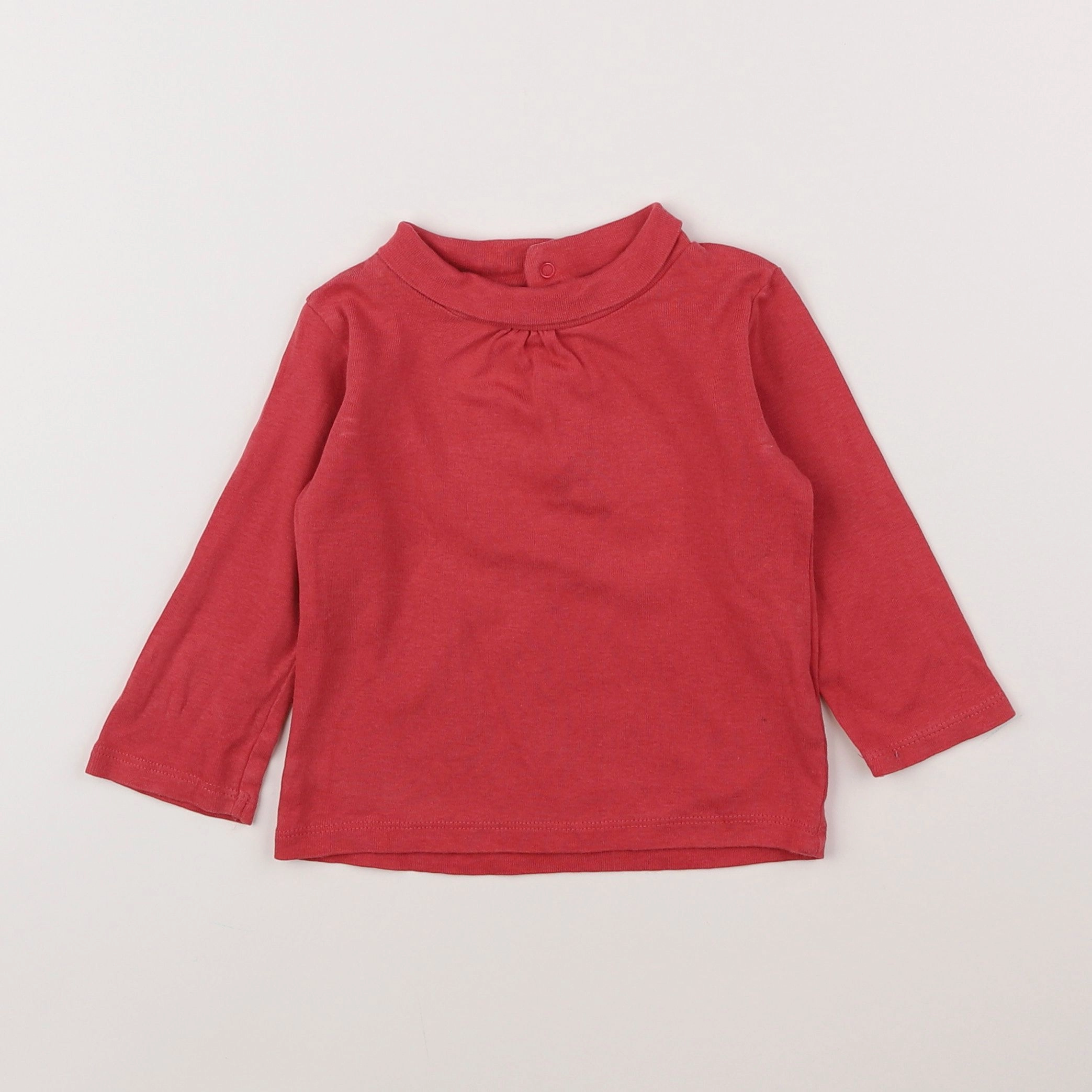 Vertbaudet - tee-shirt rose - 12 mois