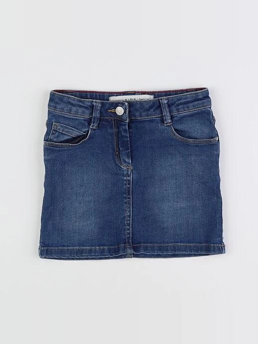 Monoprix - jupe bleu - 6 ans