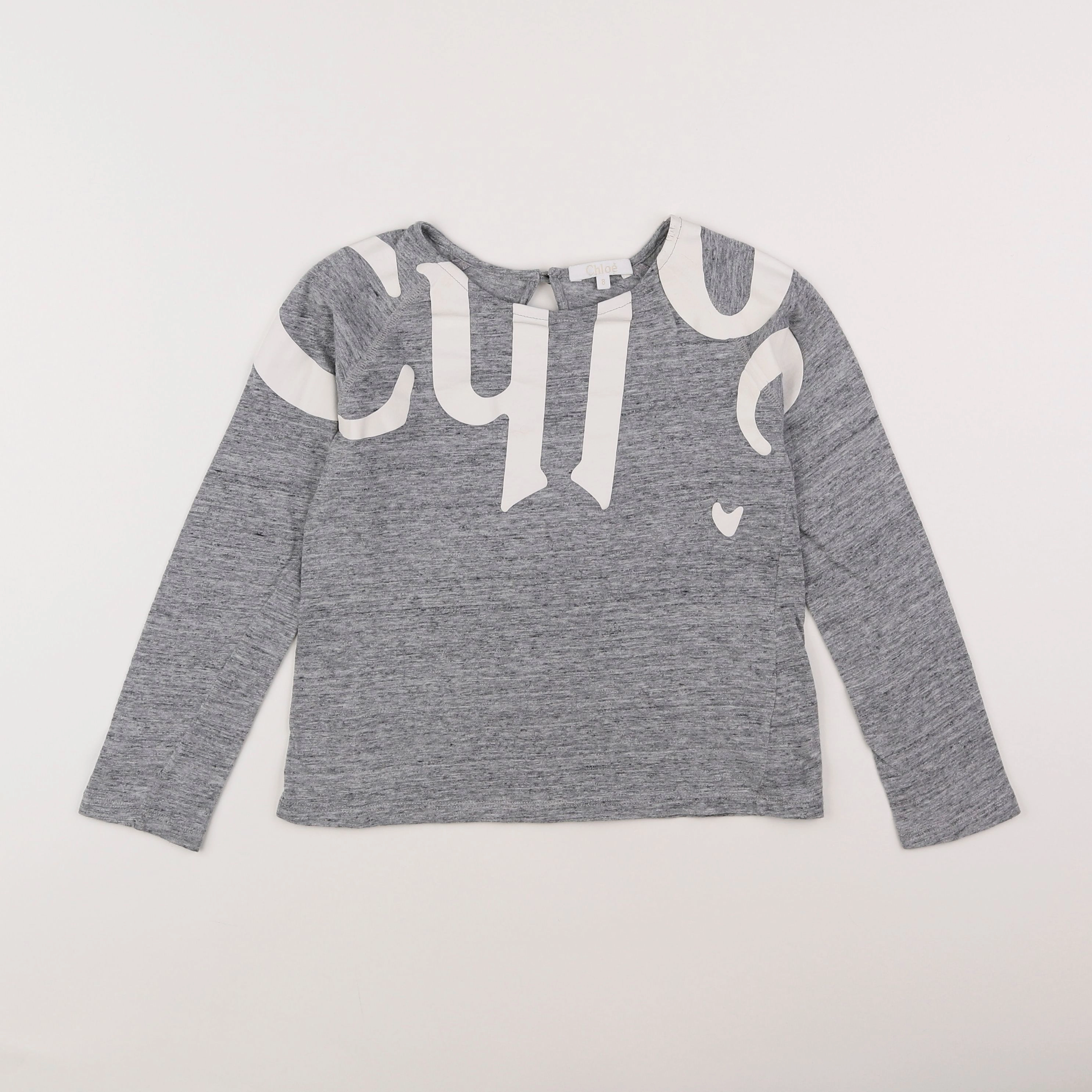 Chloé - tee-shirt gris - 8 ans