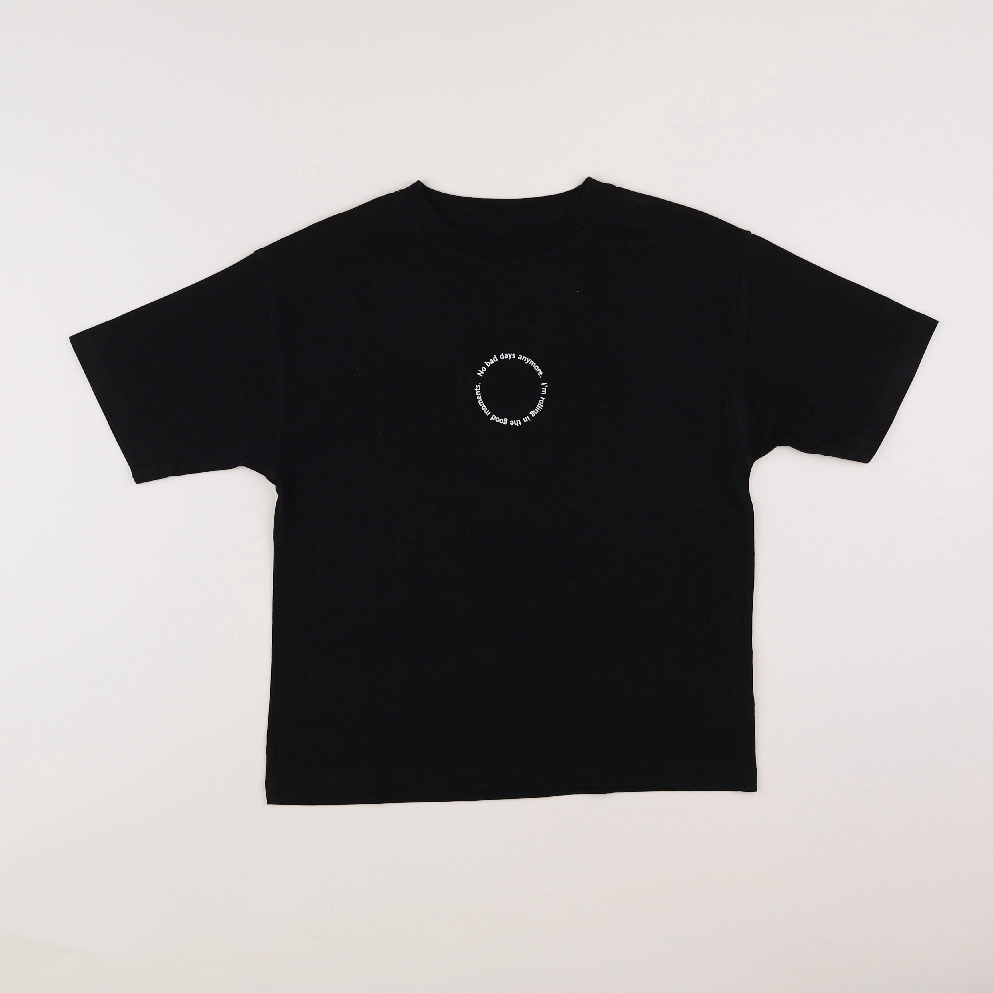 Zara - tee-shirt imprimé au dos noir - 9 ans