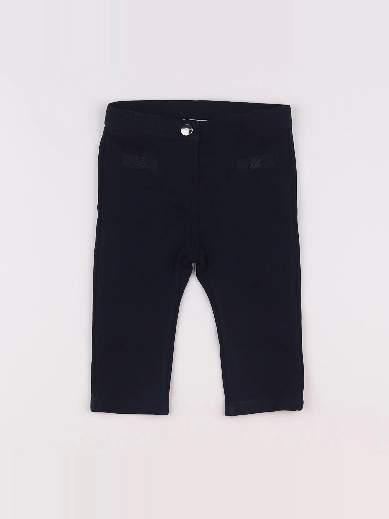 Jacadi - pantalon bleu - 12 mois