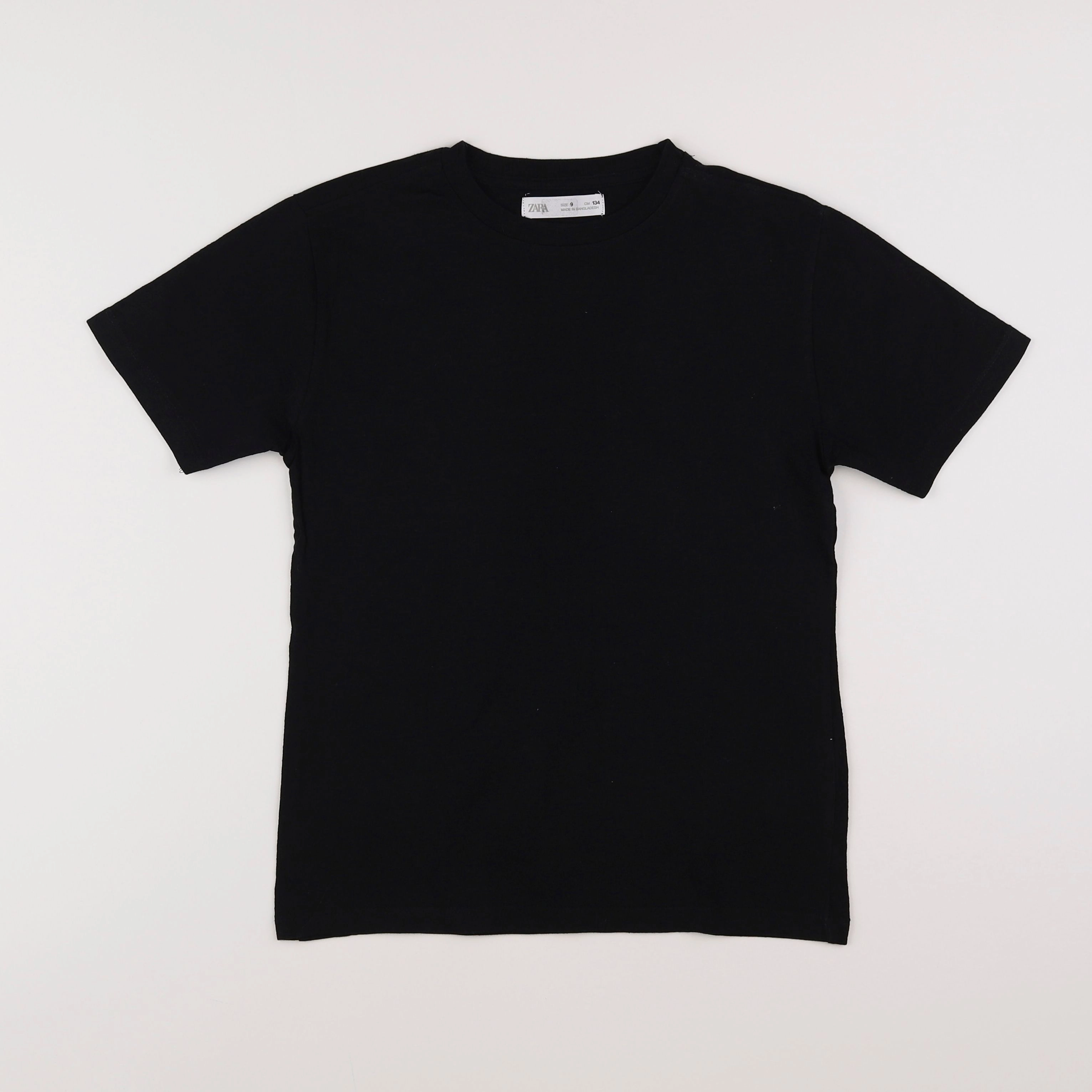 Zara - tee-shirt noir - 9 ans