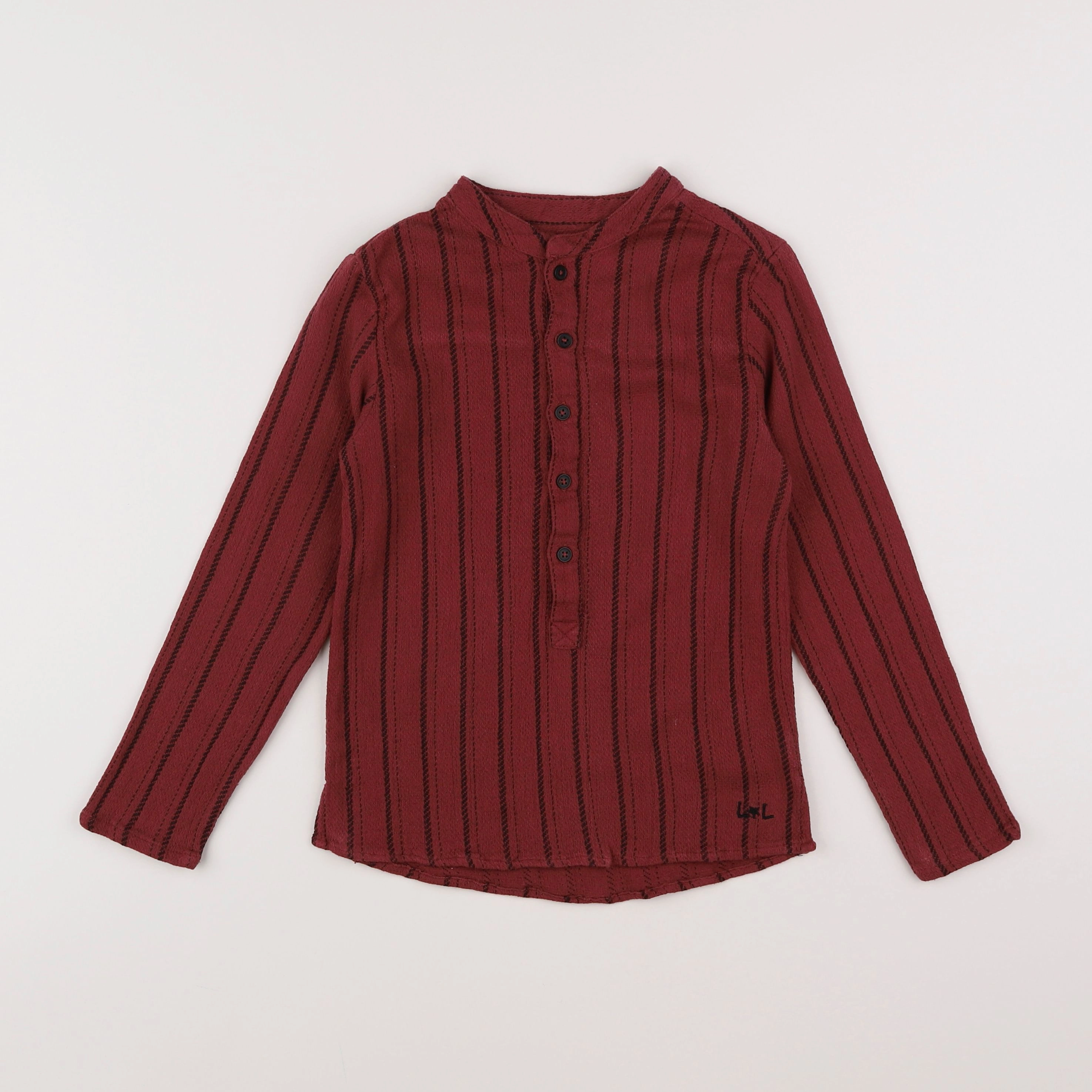 Louis Louise - chemise rouge - 8 ans