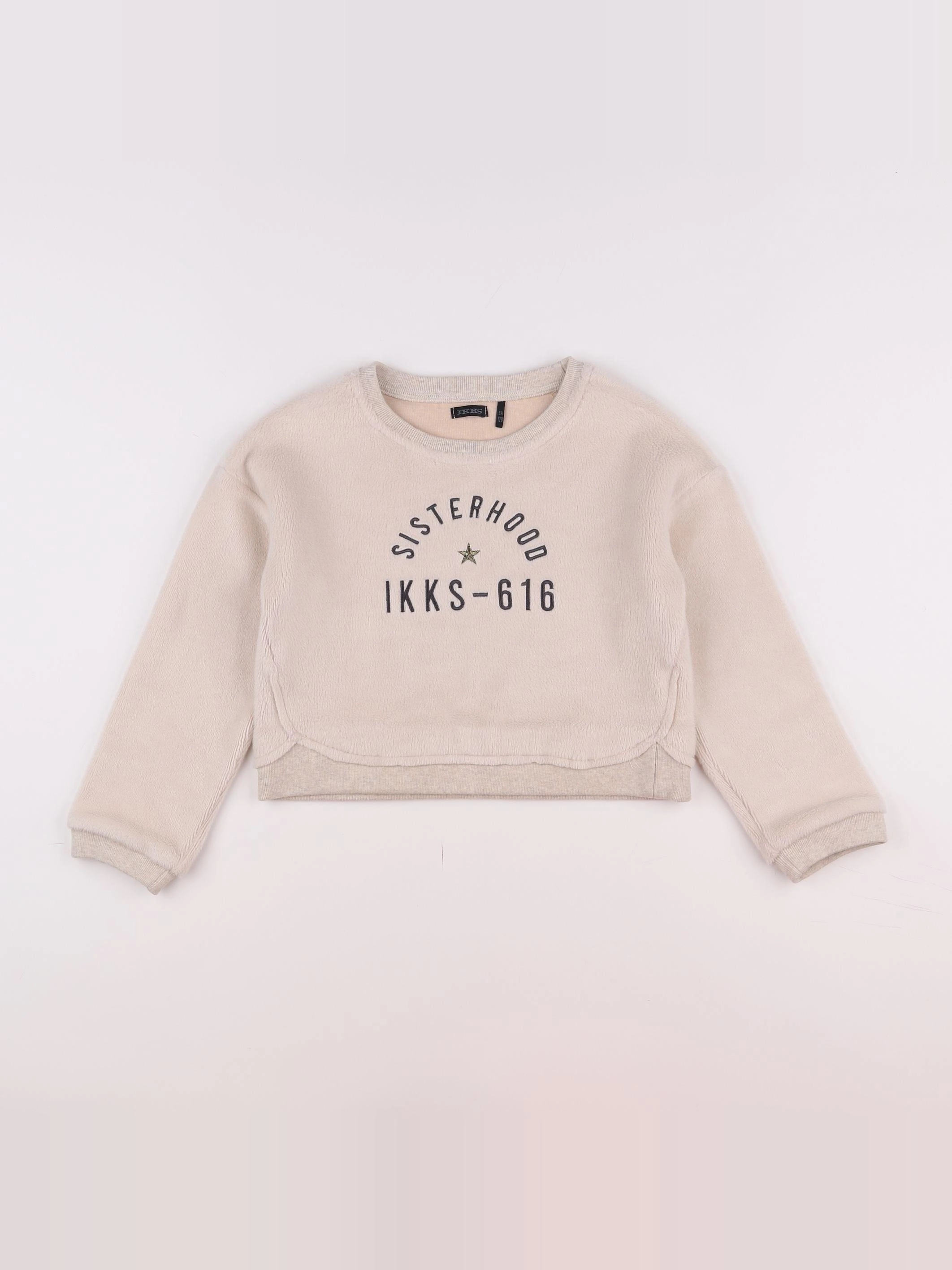 IKKS - sweat rose - 8 ans