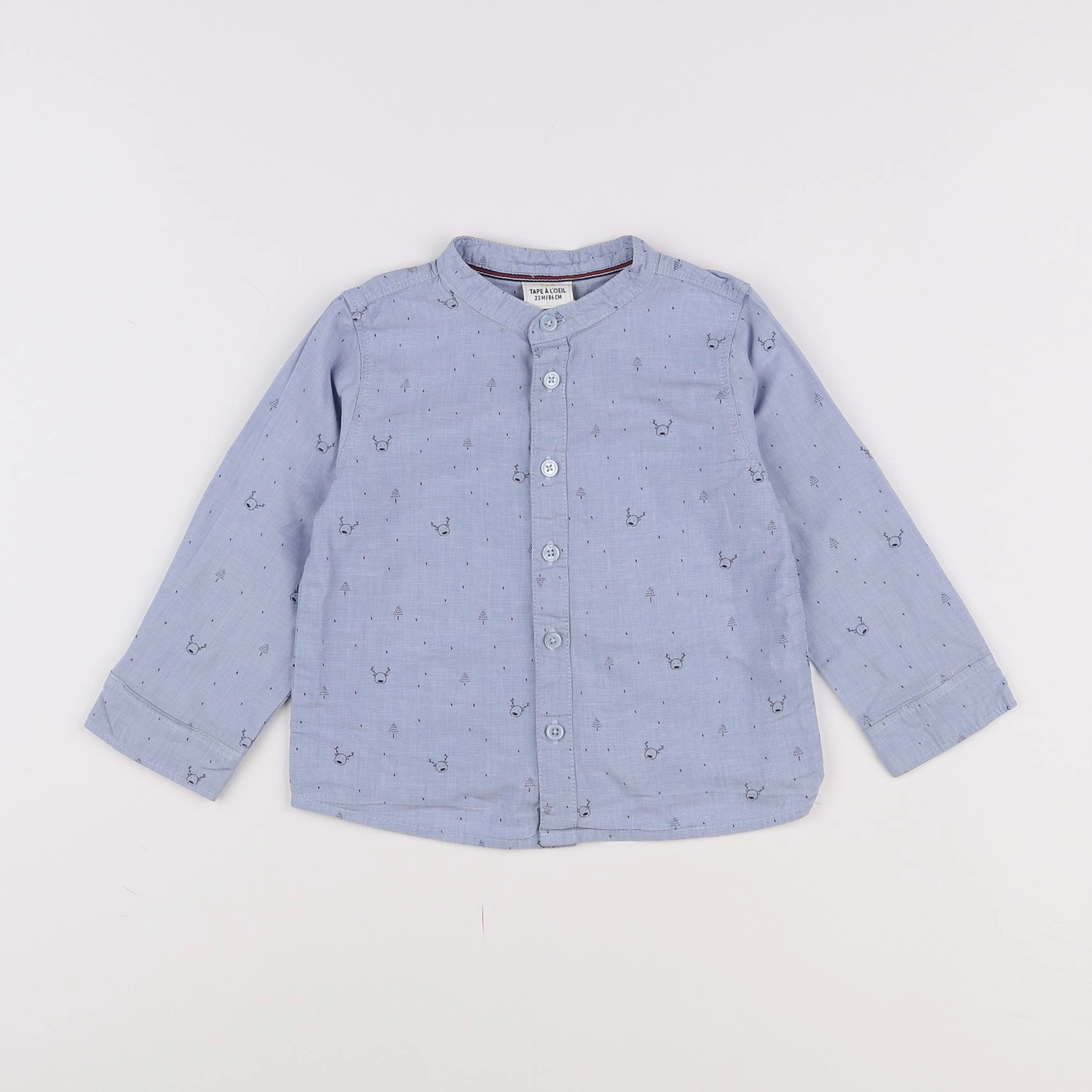 Tape à l'oeil - chemise bleu - 2 ans