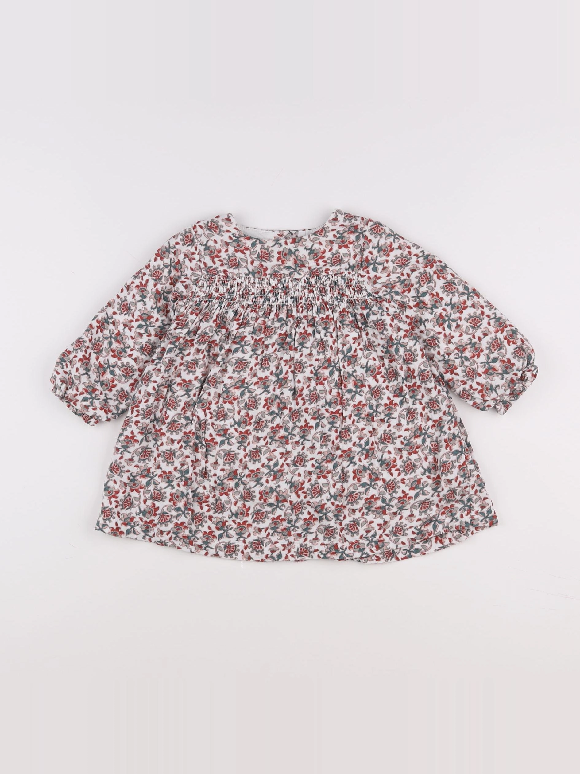 Vertbaudet - robe multicolore - 18 mois