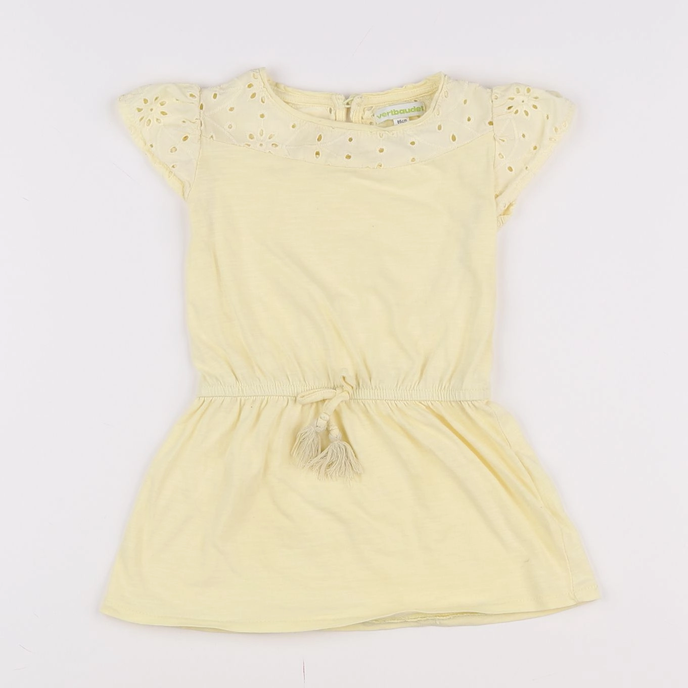 Vertbaudet - robe jaune - 2 ans
