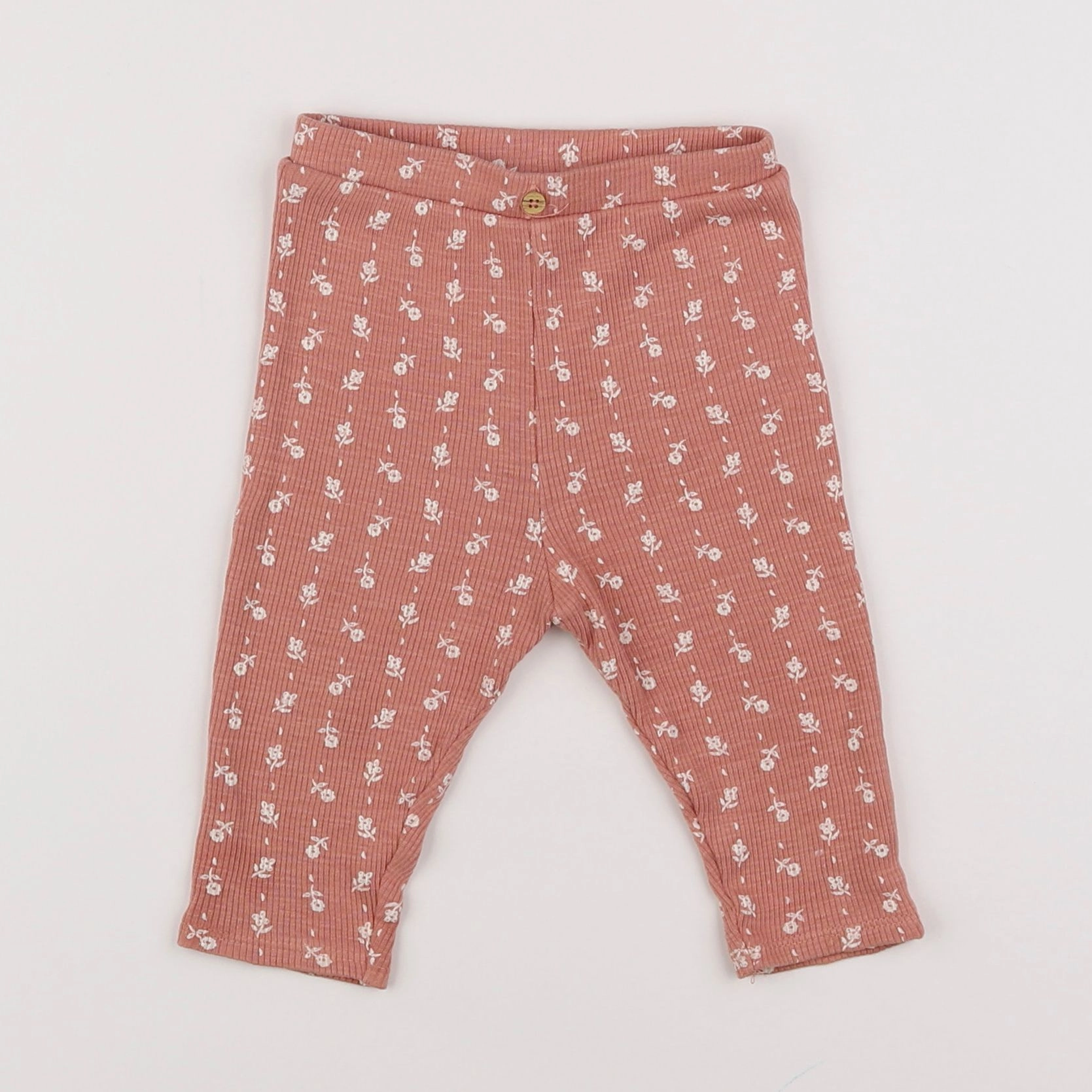 Vertbaudet - legging rose - 3/6 mois