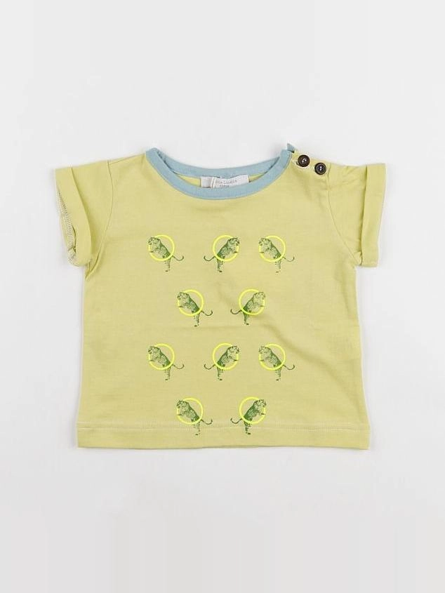 Petite Lucette - tee-shirt jaune - 9 mois