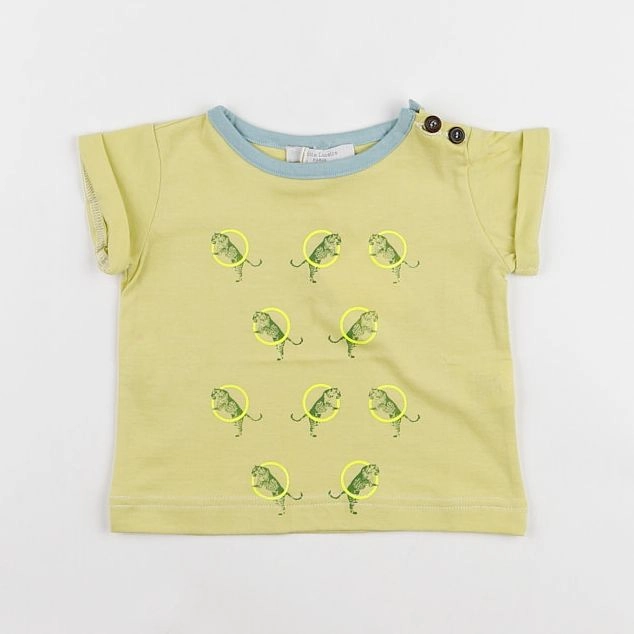 Petite Lucette - tee-shirt jaune - 9 mois