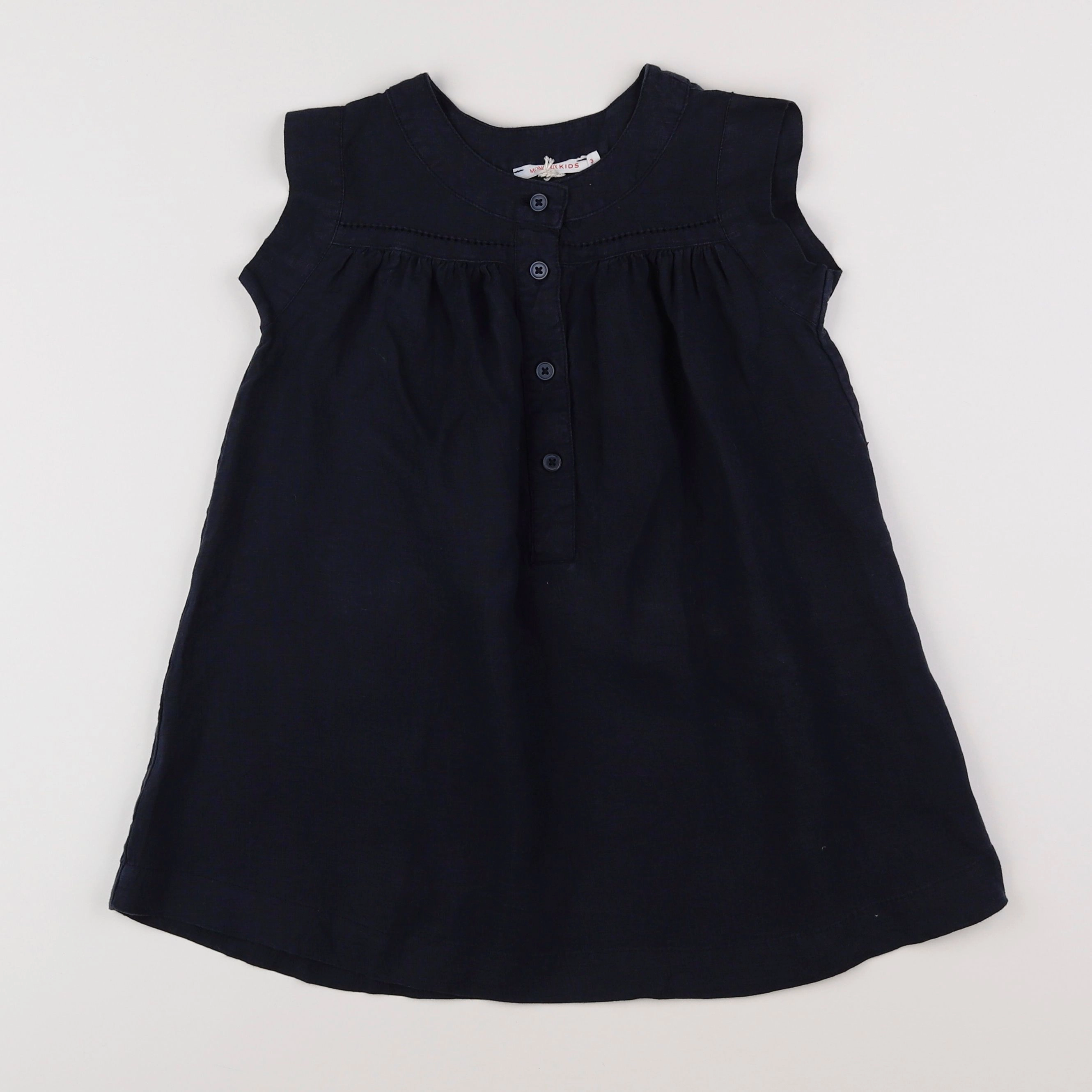 Monoprix - robe bleu - 3 ans