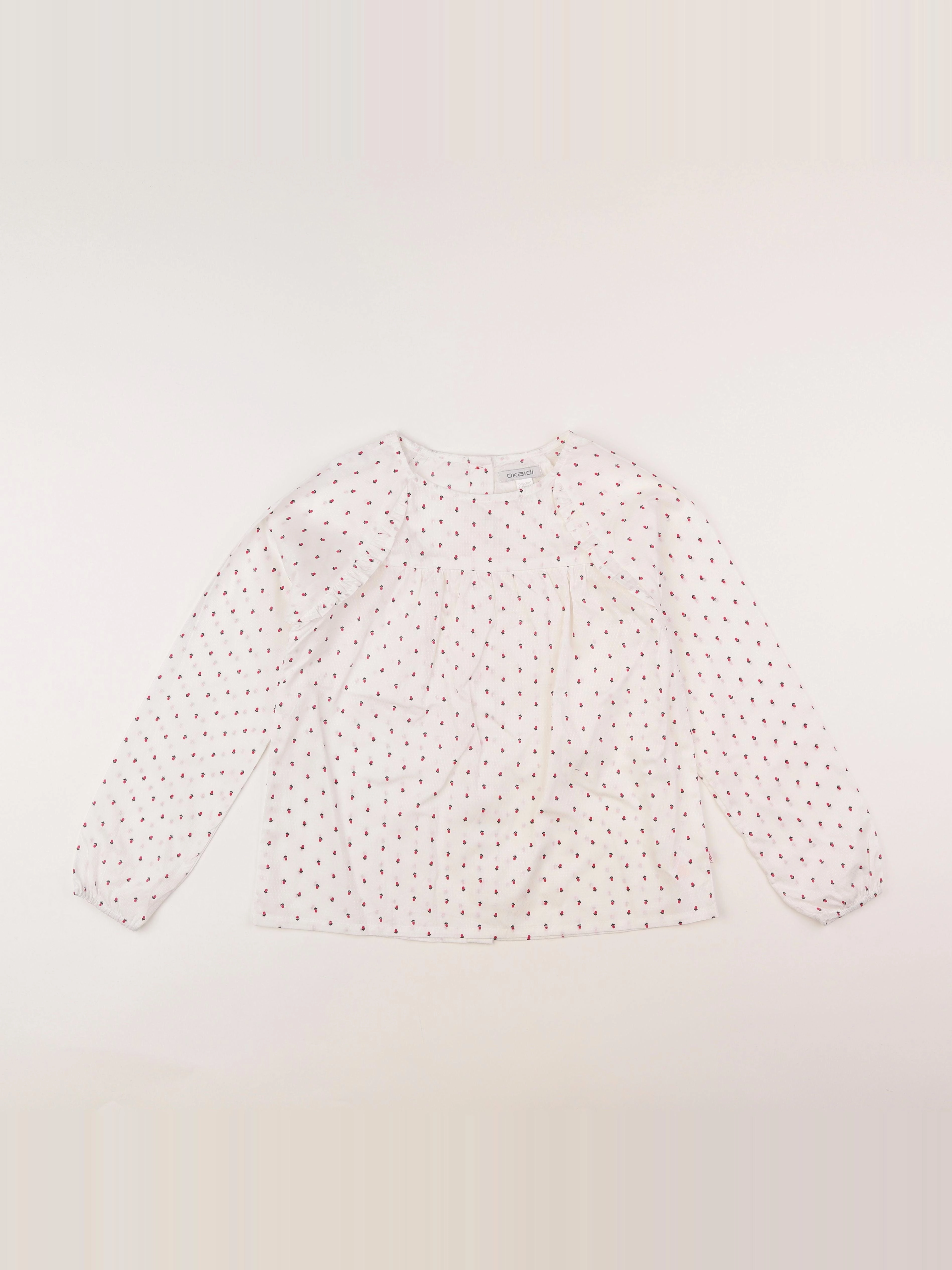 Okaidi - blouse blanc - 10 ans