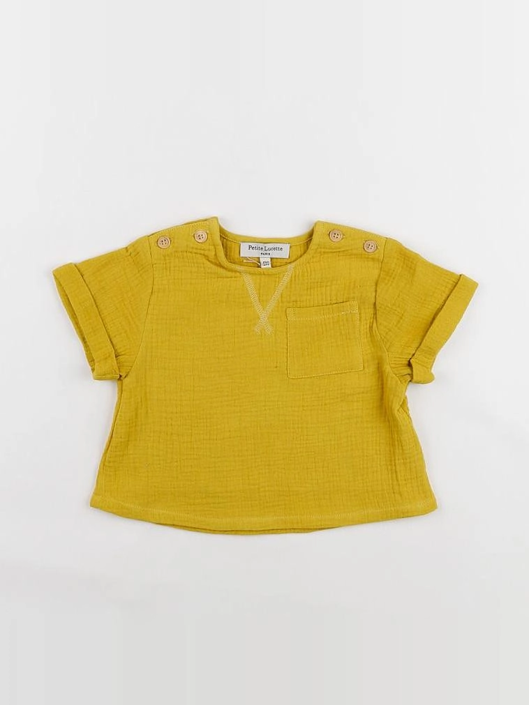 Petite Lucette - chemise jaune - 6 mois