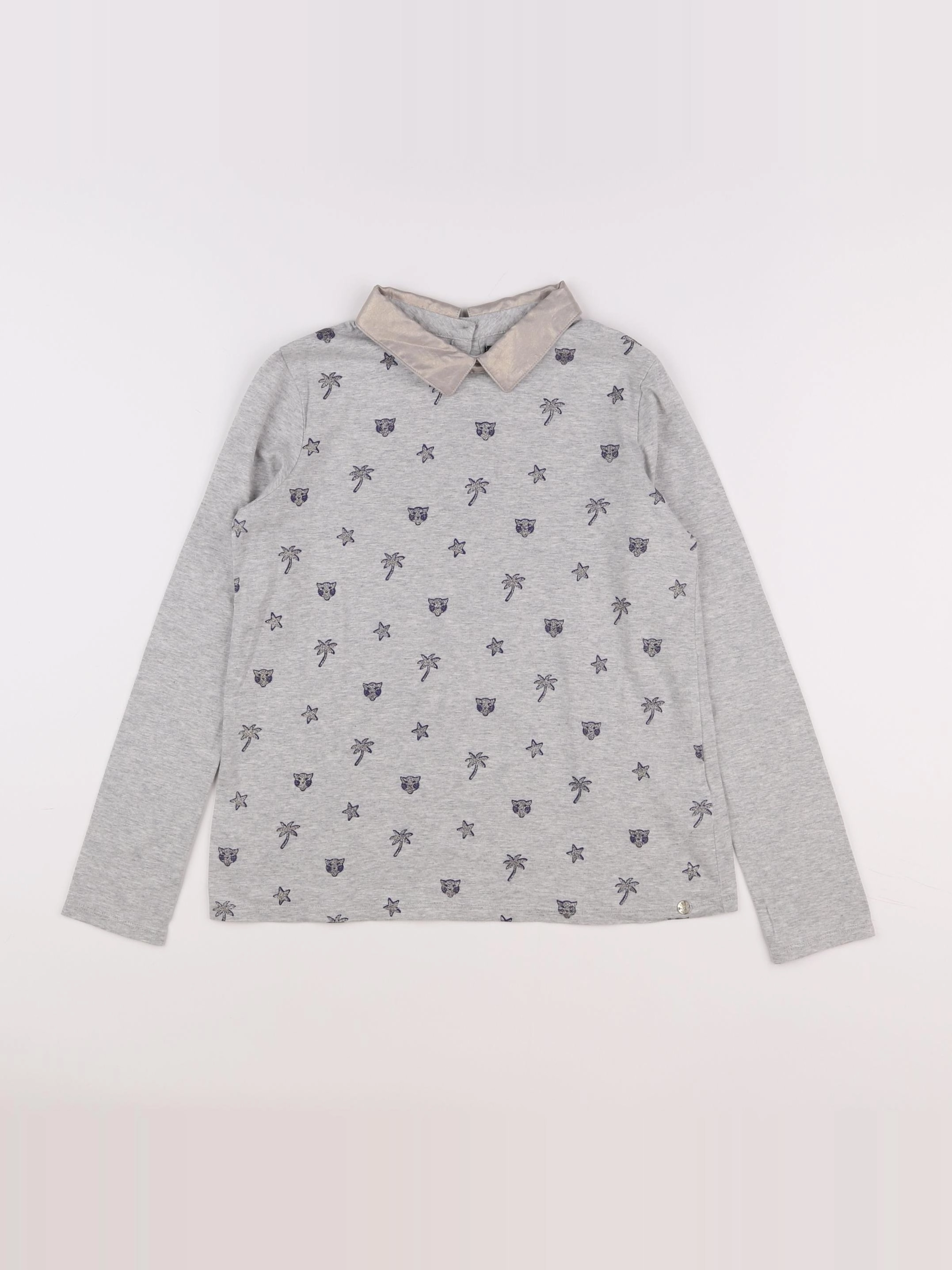 IKKS - tee-shirt gris - 12 ans