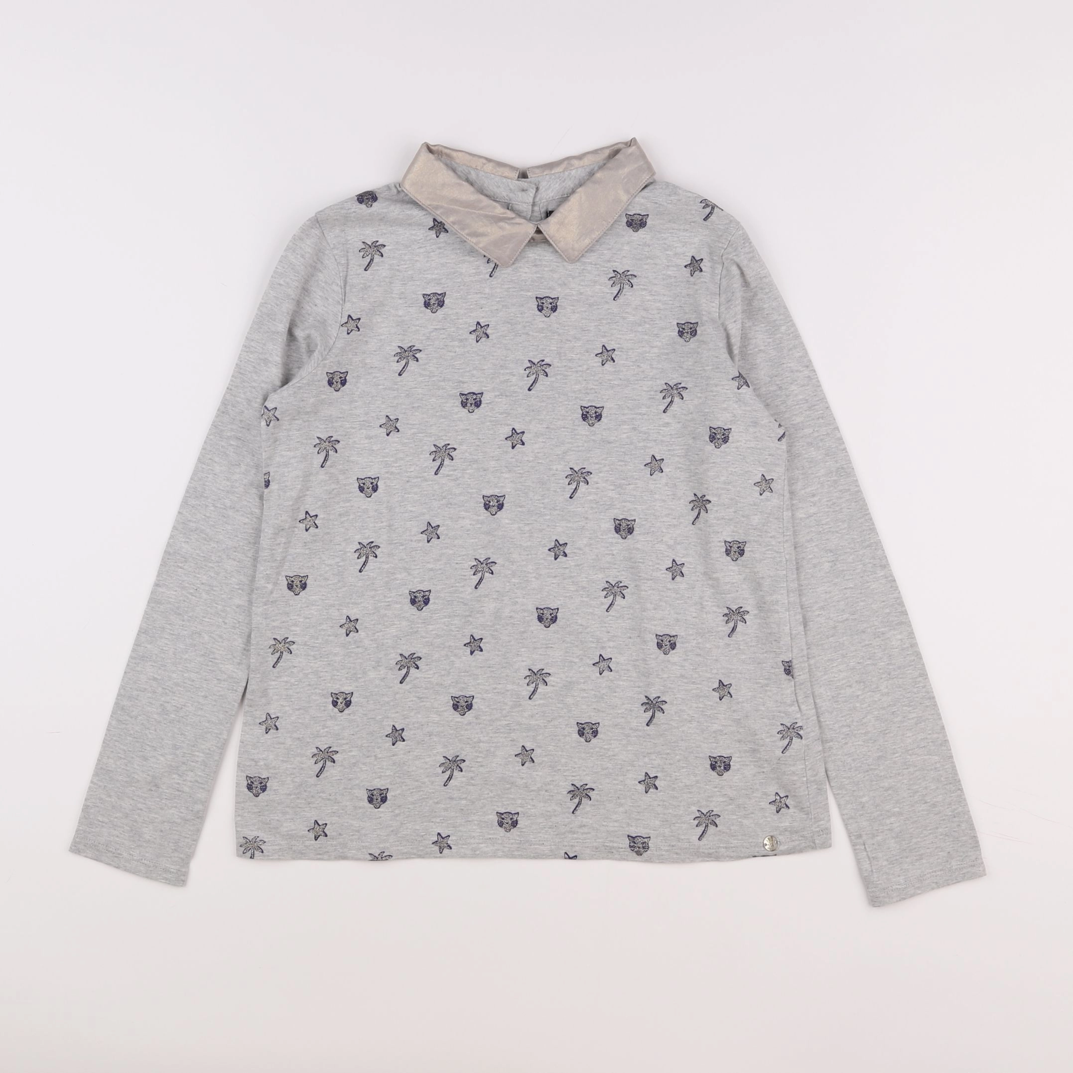 IKKS - tee-shirt gris - 12 ans