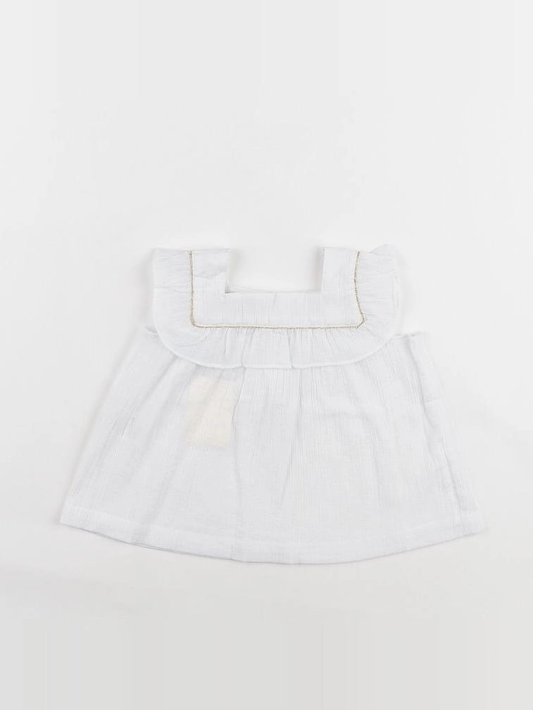 Petite Lucette - blouse blanc - 6 mois