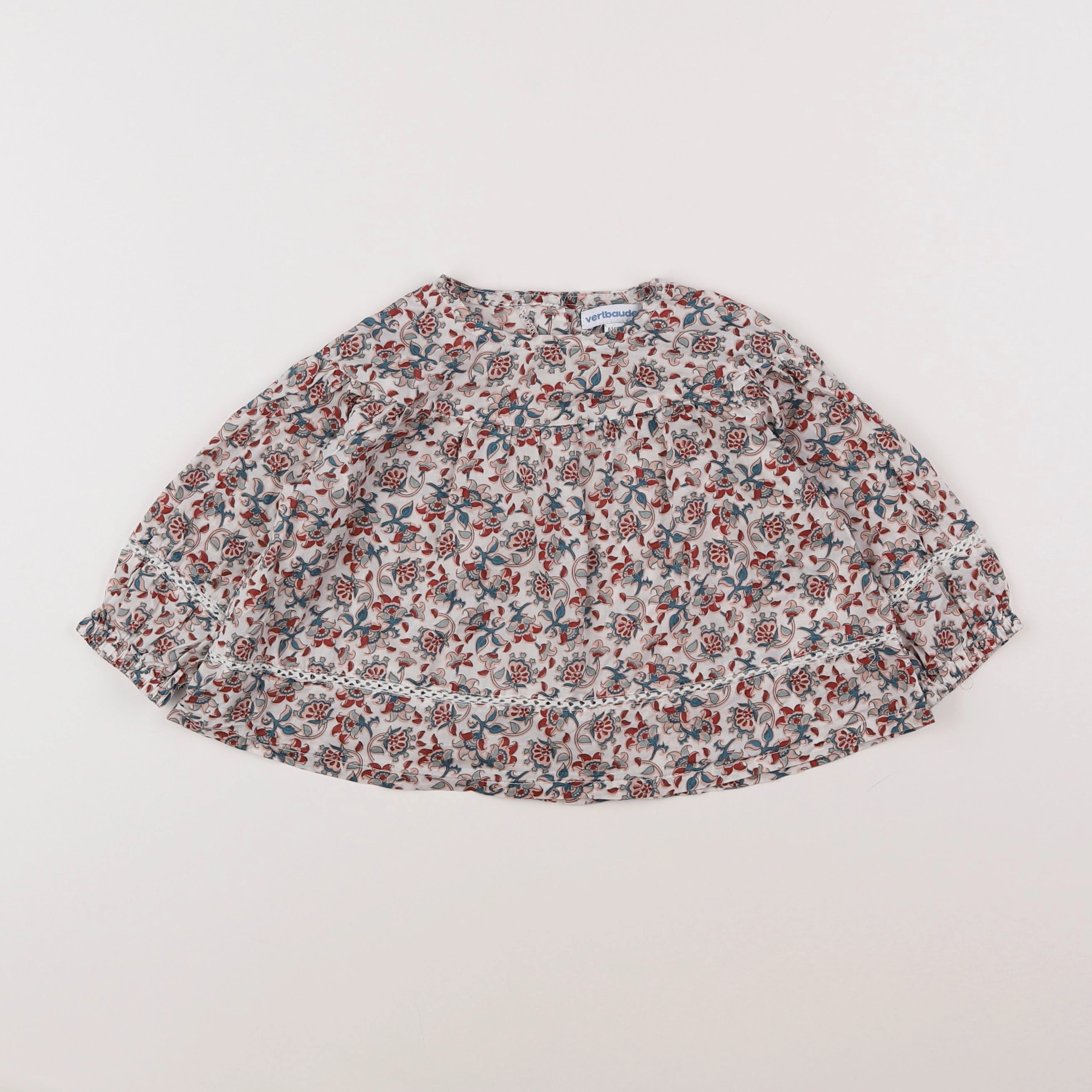 Vertbaudet - blouse multicolore - 18 mois