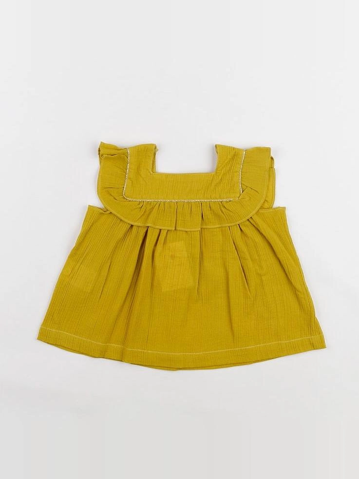 Petite Lucette - blouse jaune - 3 mois