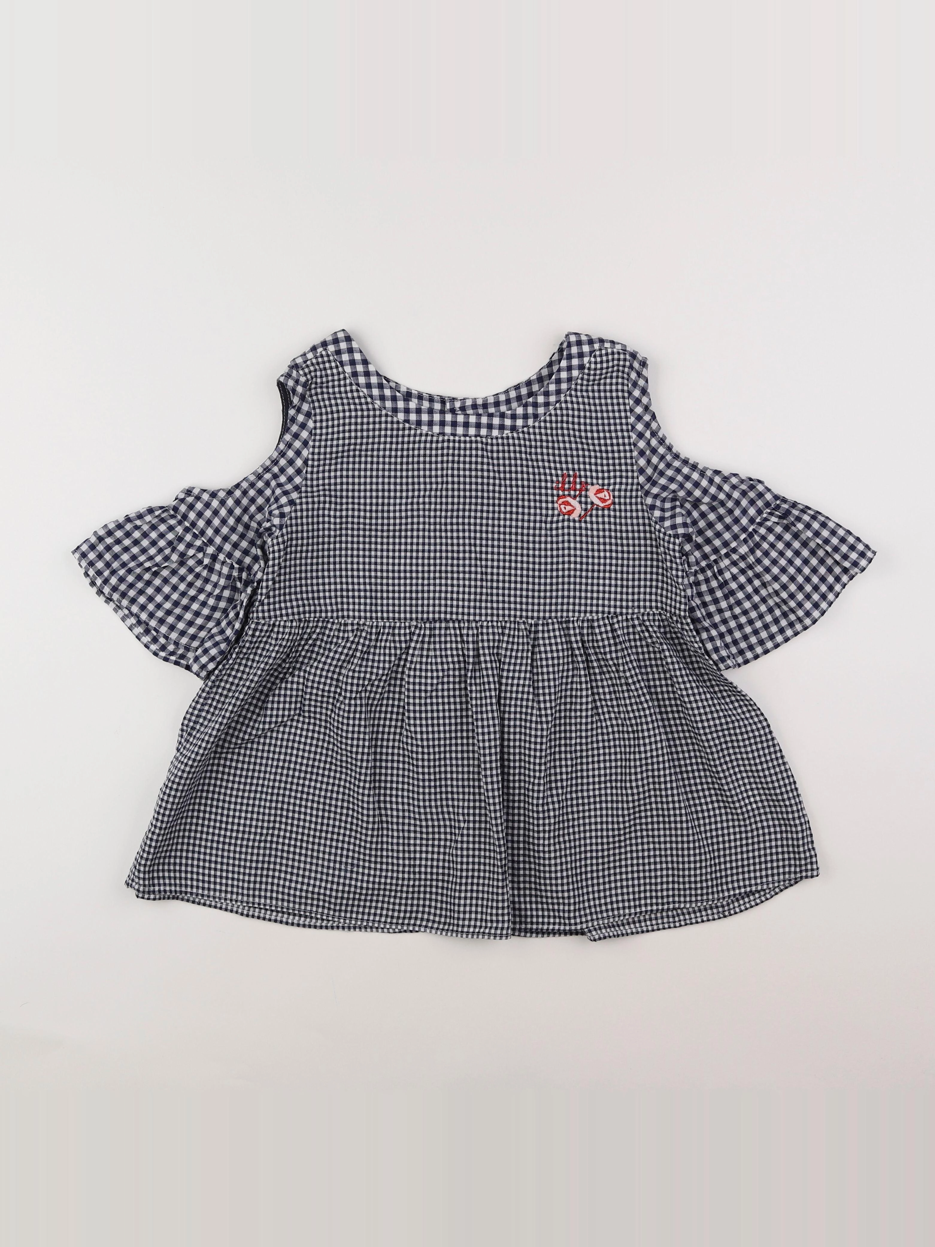 IKKS - blouse blanc, bleu - 12 ans