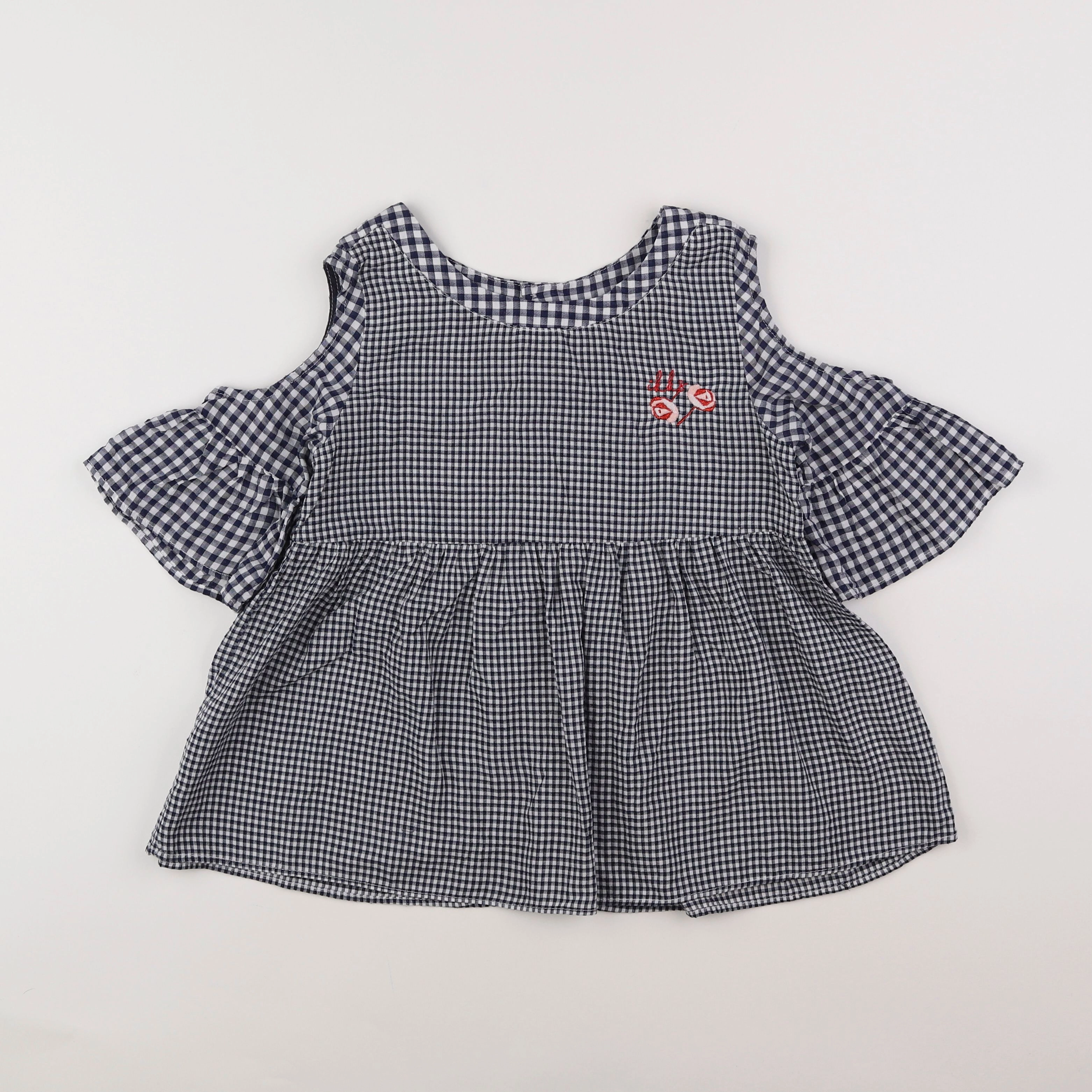 IKKS - blouse blanc, bleu - 12 ans