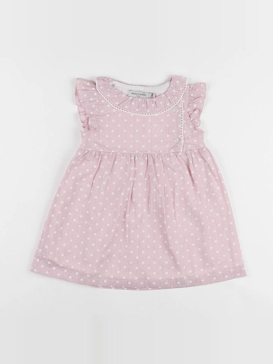Petite Lucette - robe rose - 6 mois