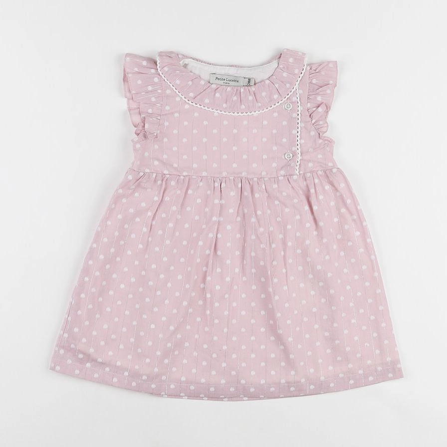 Petite Lucette - robe rose - 6 mois