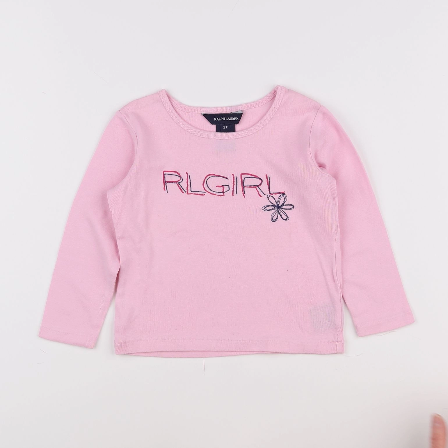 Ralph Lauren - tee-shirt rose - 2 ans