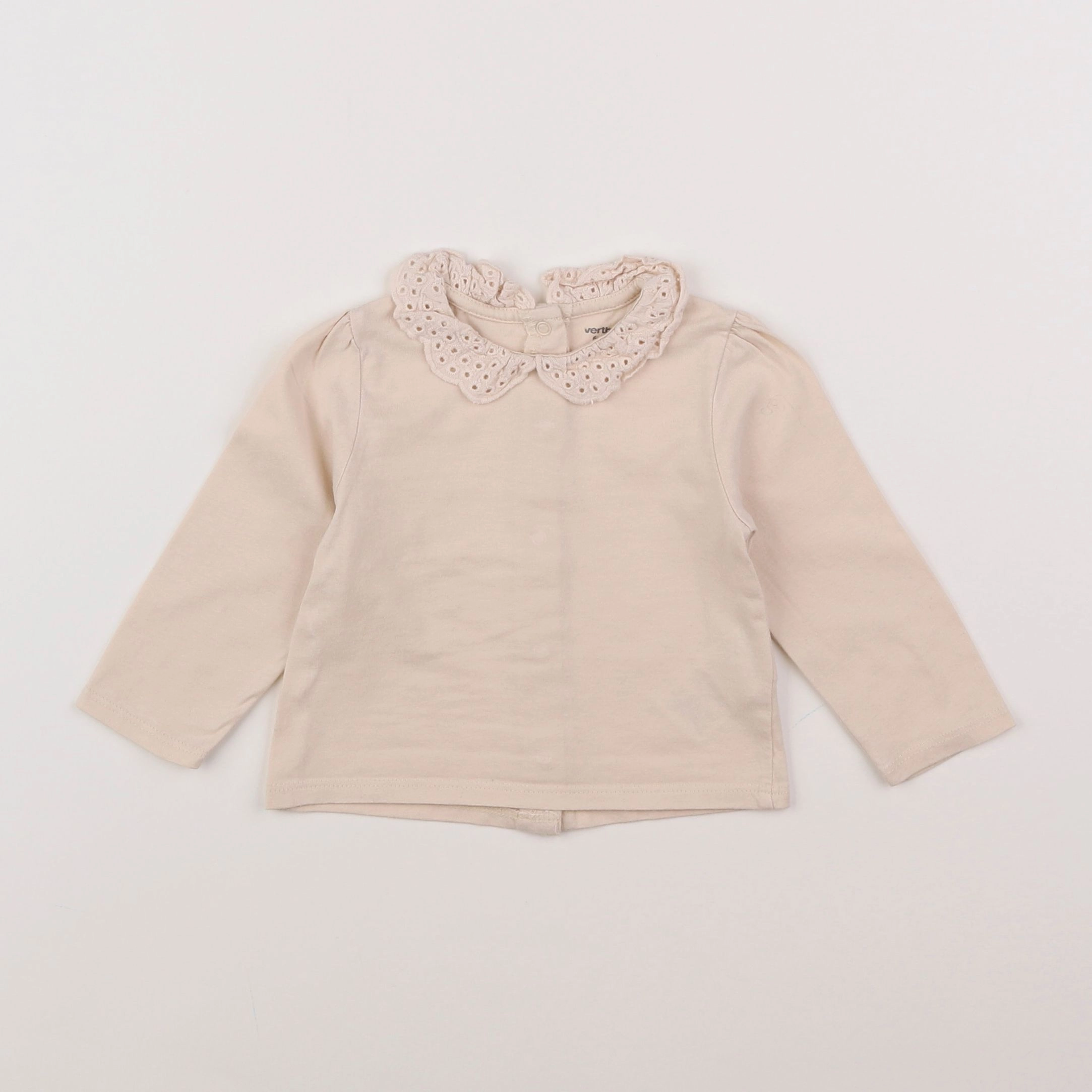 Vertbaudet - tee-shirt rose - 6 mois