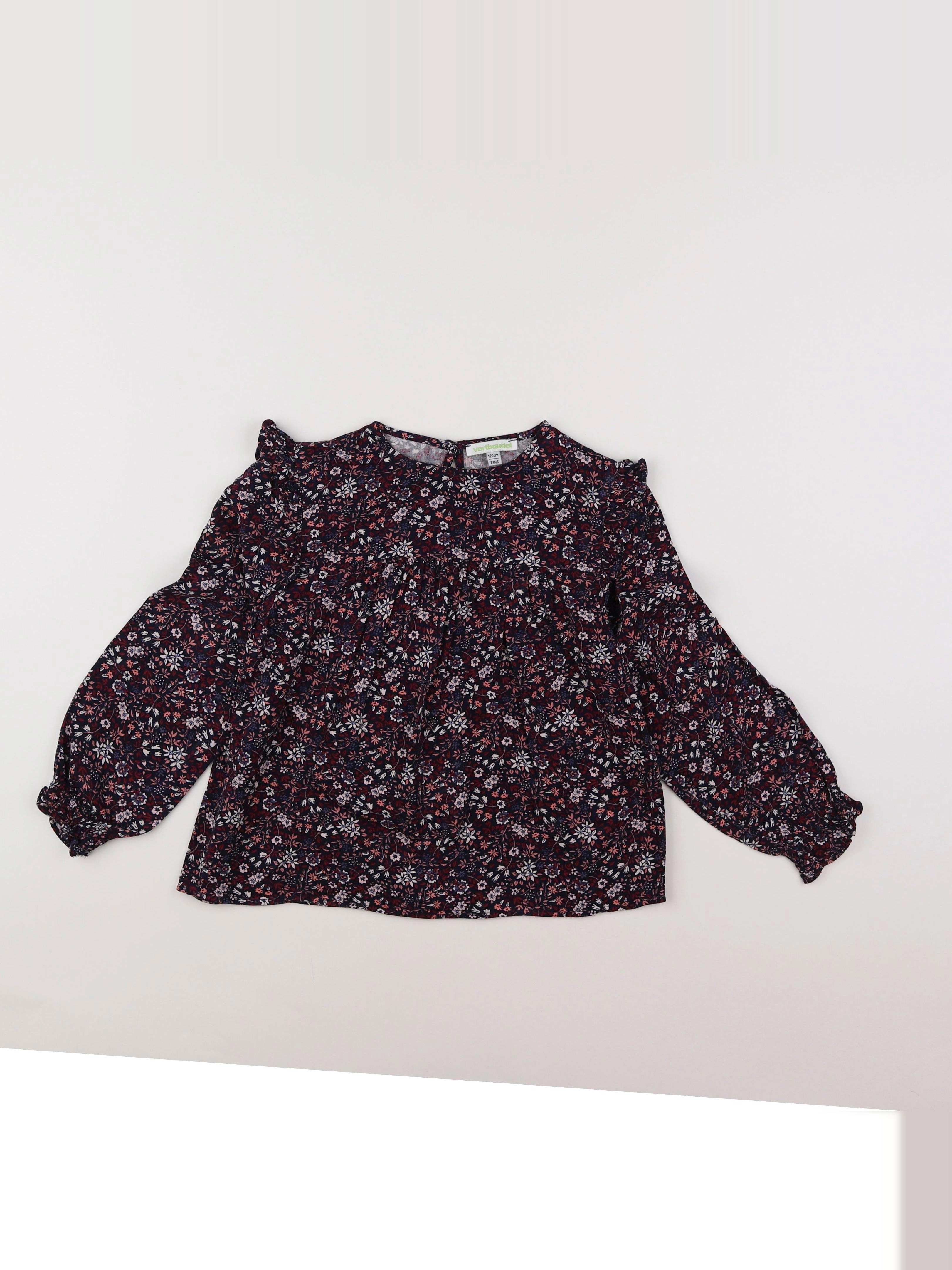 Vertbaudet - blouse multicolore - 7 ans