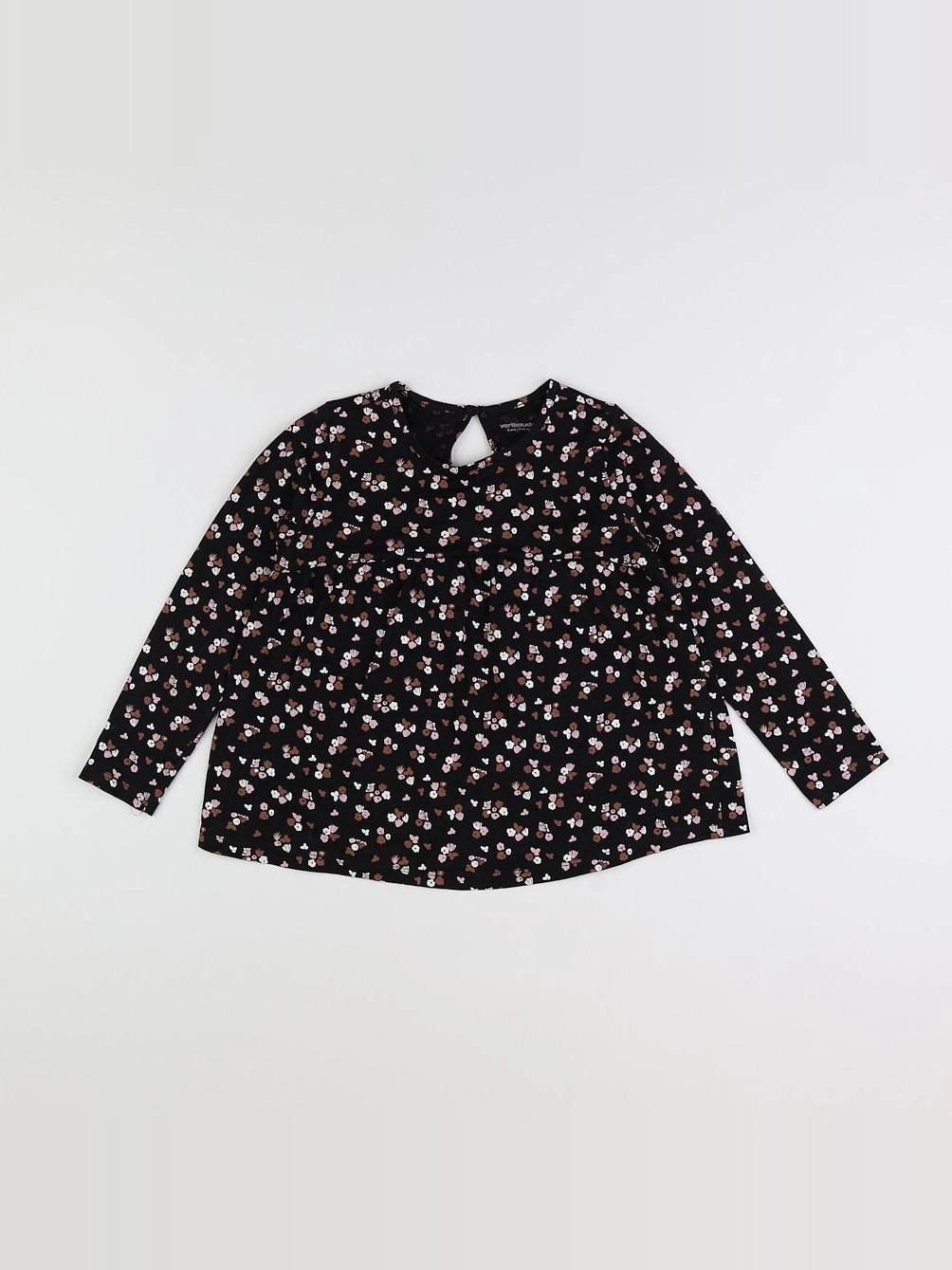 Vertbaudet - blouse noir - 6 ans