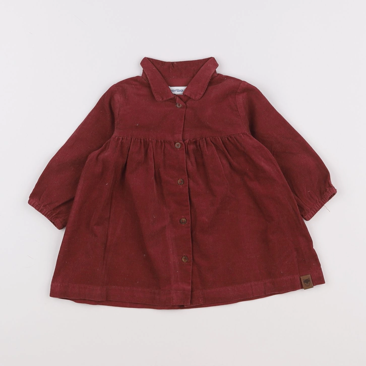 Vertbaudet - robe rouge - 6 mois