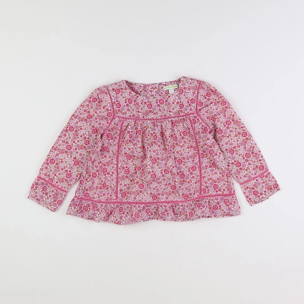 Vertbaudet - blouse rose - 4 ans