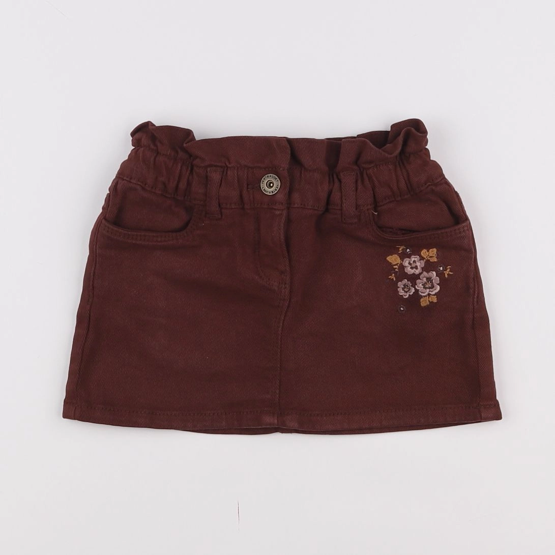 Vertbaudet - jupe rouge - 3 ans