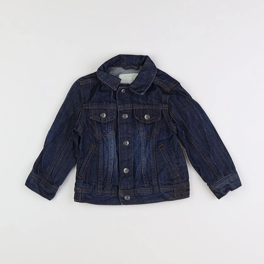 Vertbaudet - veste bleu - 3 ans