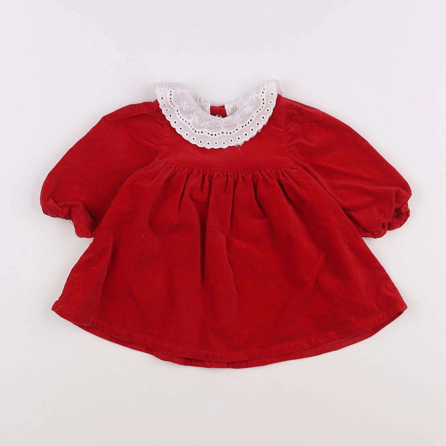 Vertbaudet - robe rouge - 6 mois
