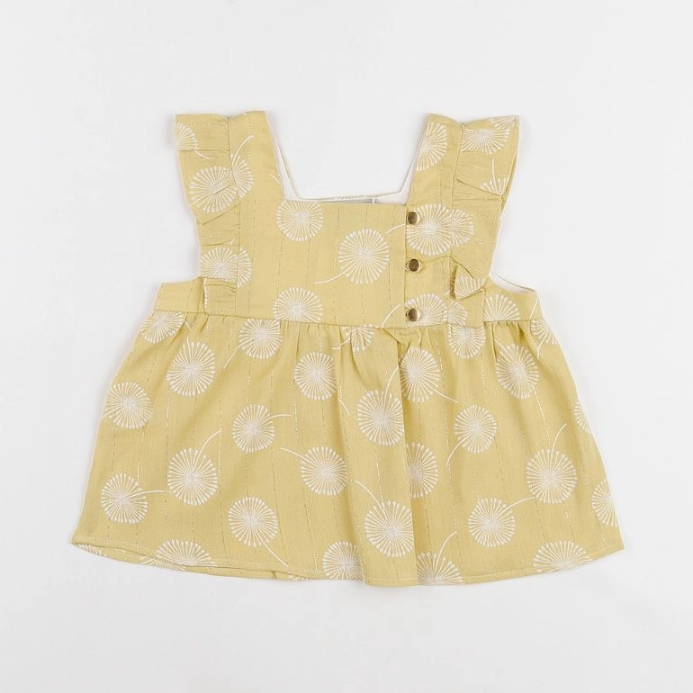 Petite Lucette - blouse jaune - 6 ans