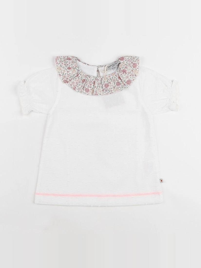 Petite Lucette - robe blanc - 12 mois