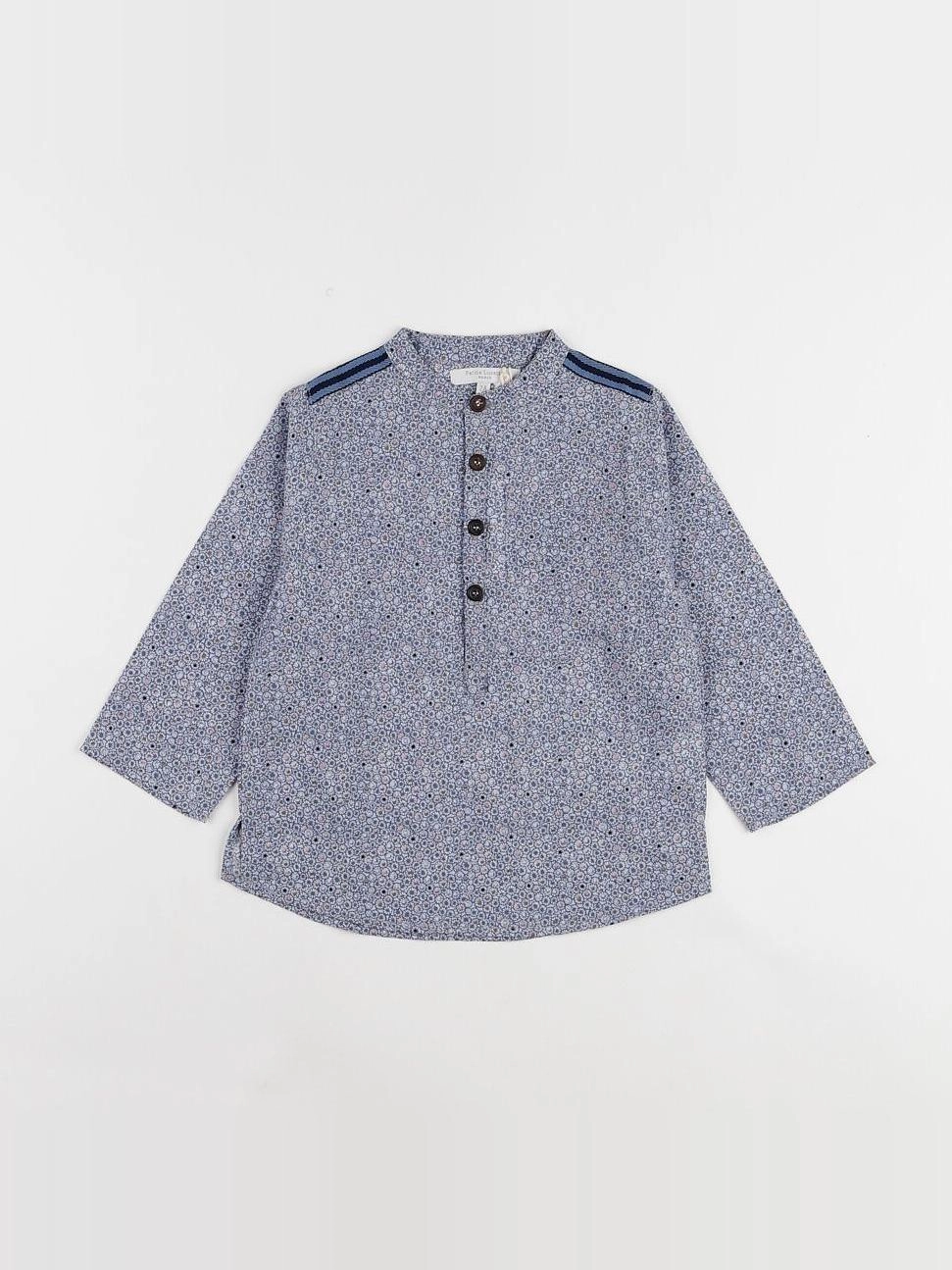 Petite Lucette - chemise bleu - 2 ans