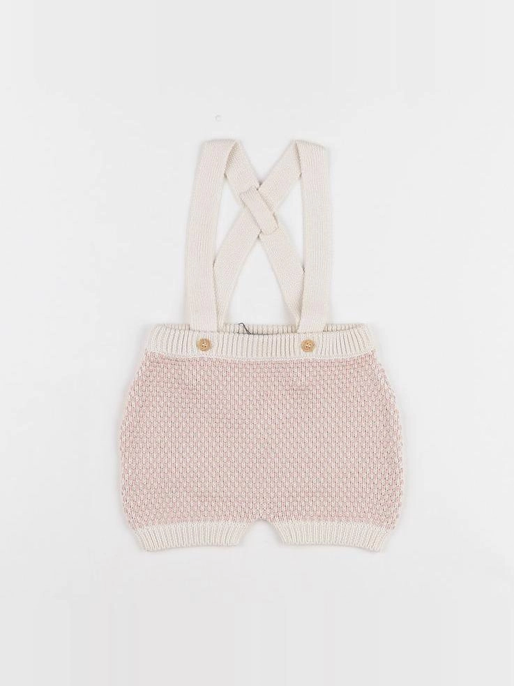 Petite Lucette - combinaison beige, rose - 6 mois