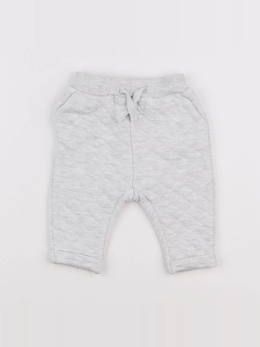 Vertbaudet - pantalon gris - 3 mois