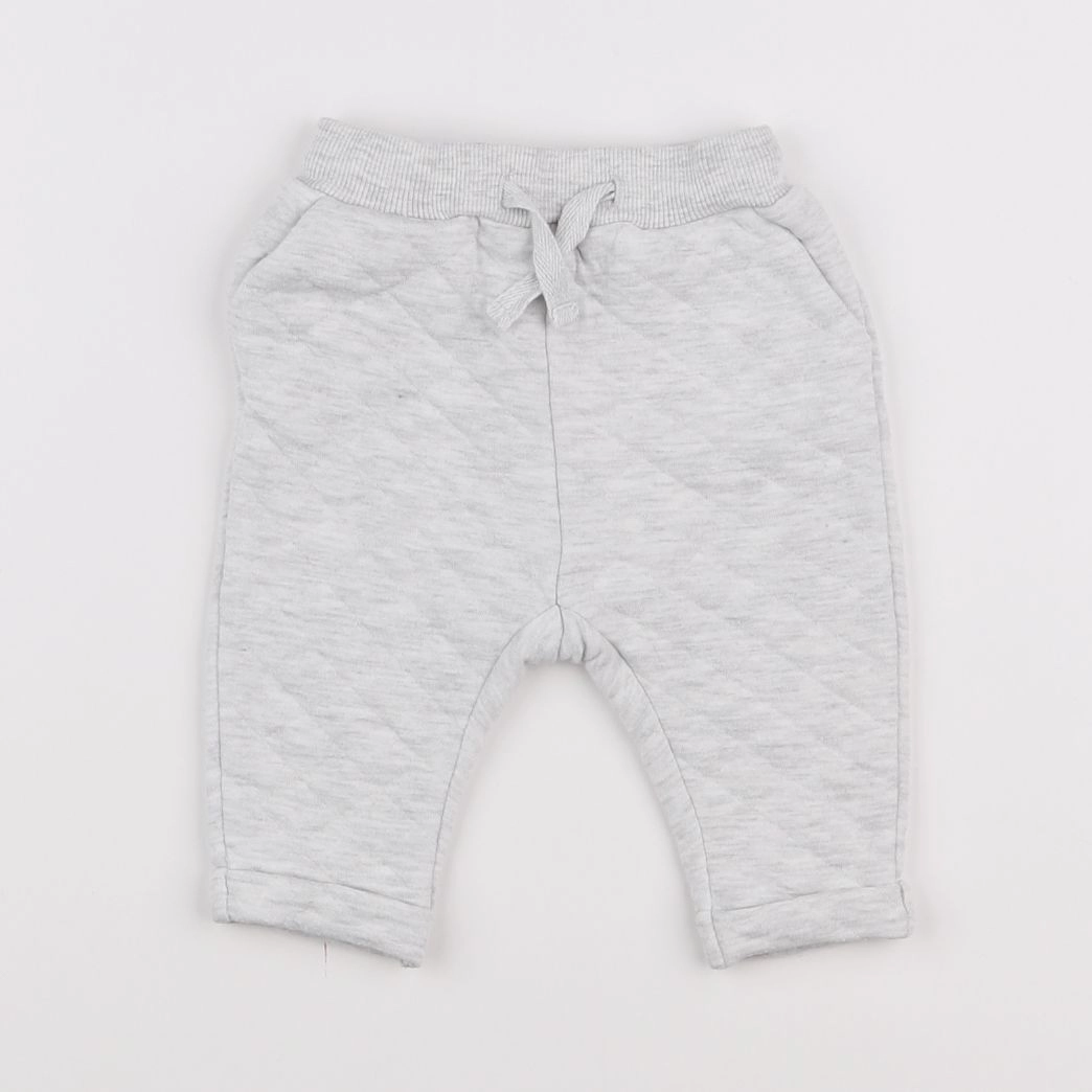 Vertbaudet - pantalon gris - 3 mois