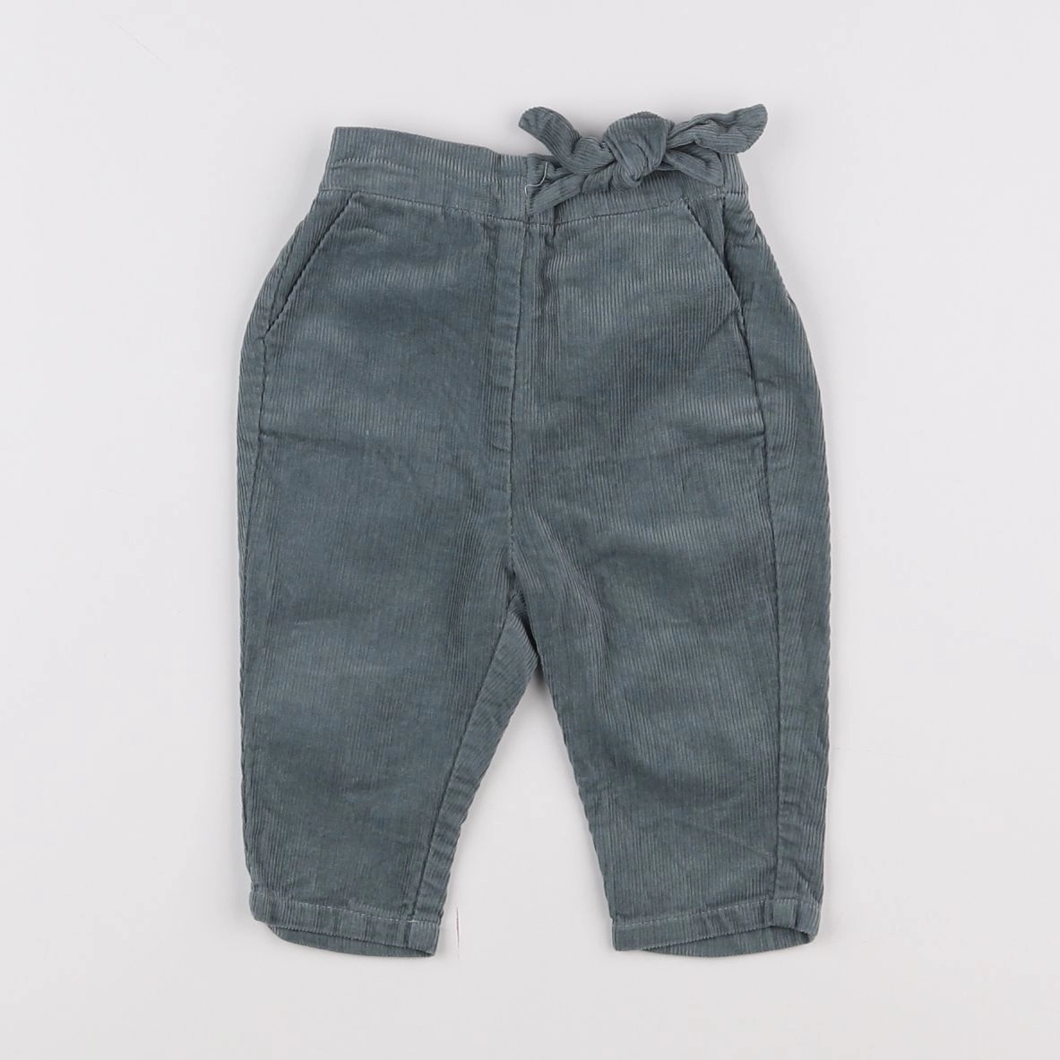 Vertbaudet - pantalon vert - 6 mois