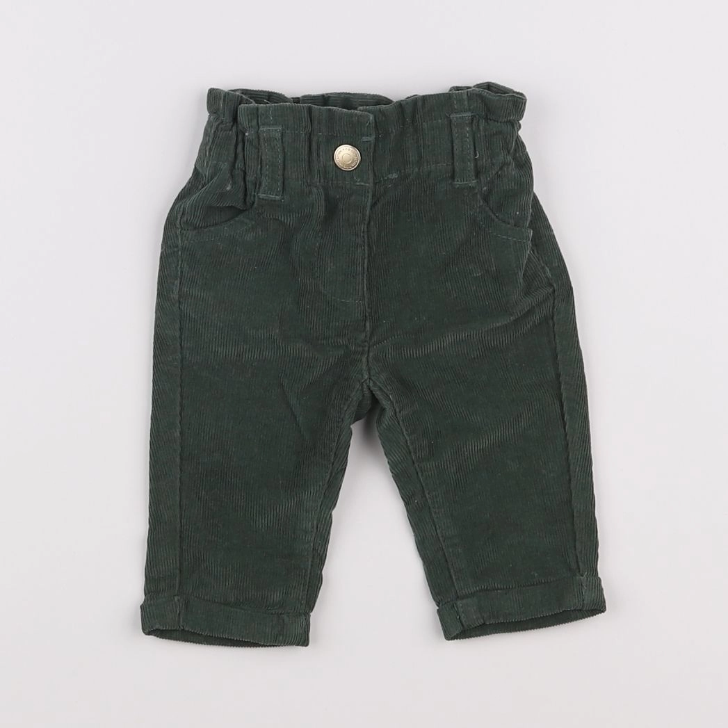 Tape à l'oeil - pantalon vert - 3 mois