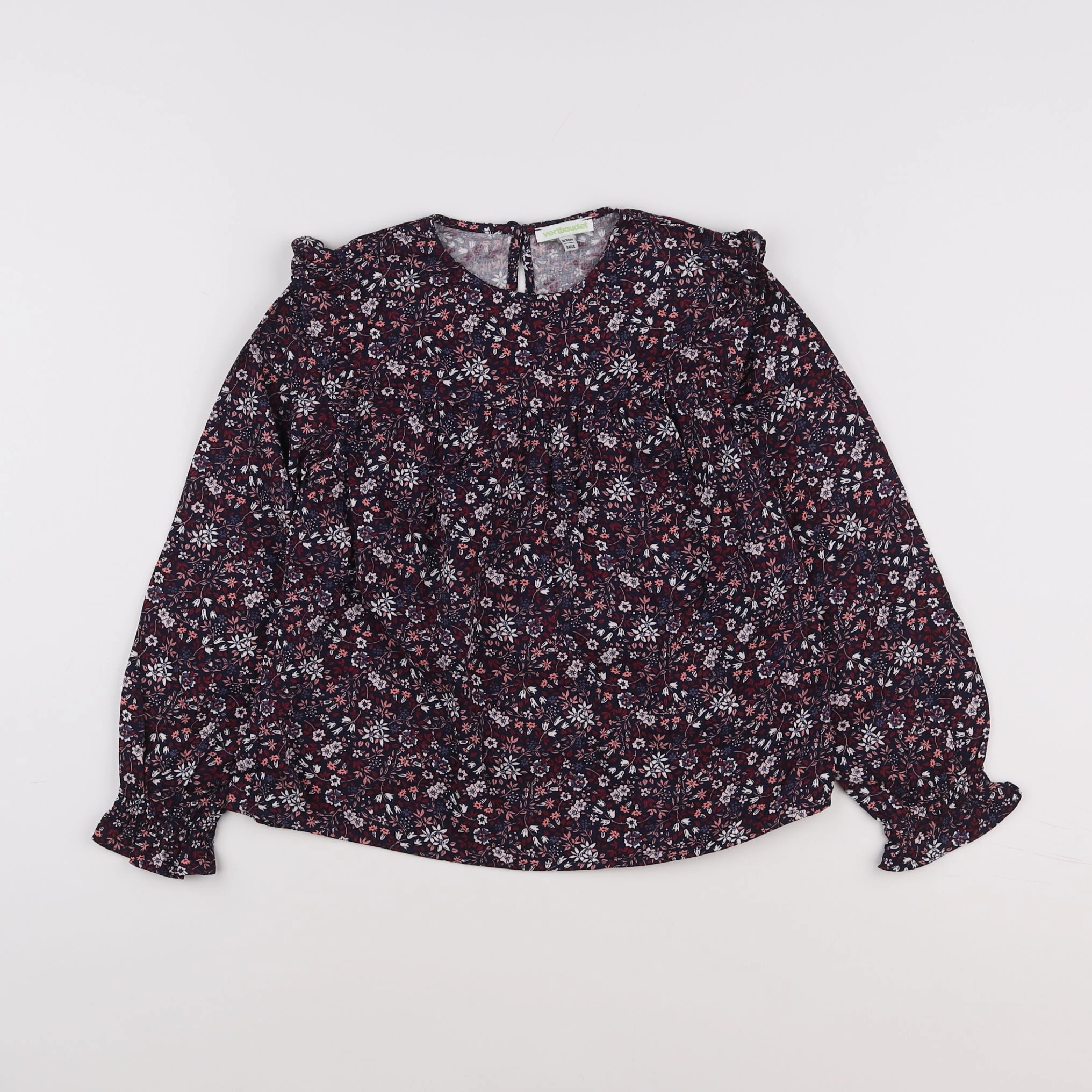 Vertbaudet - blouse bleu - 8 ans